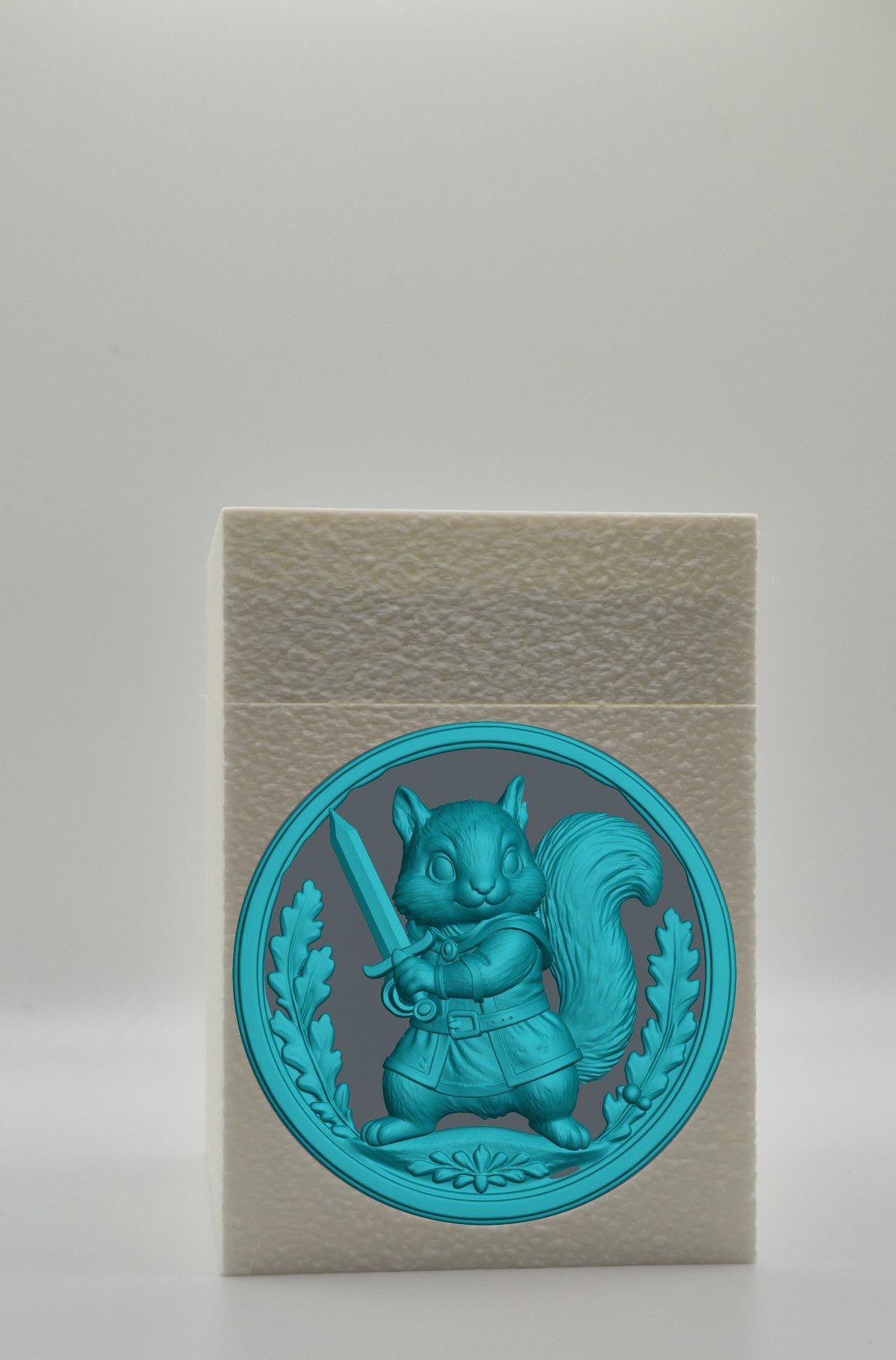 Squirrel Card Box — White