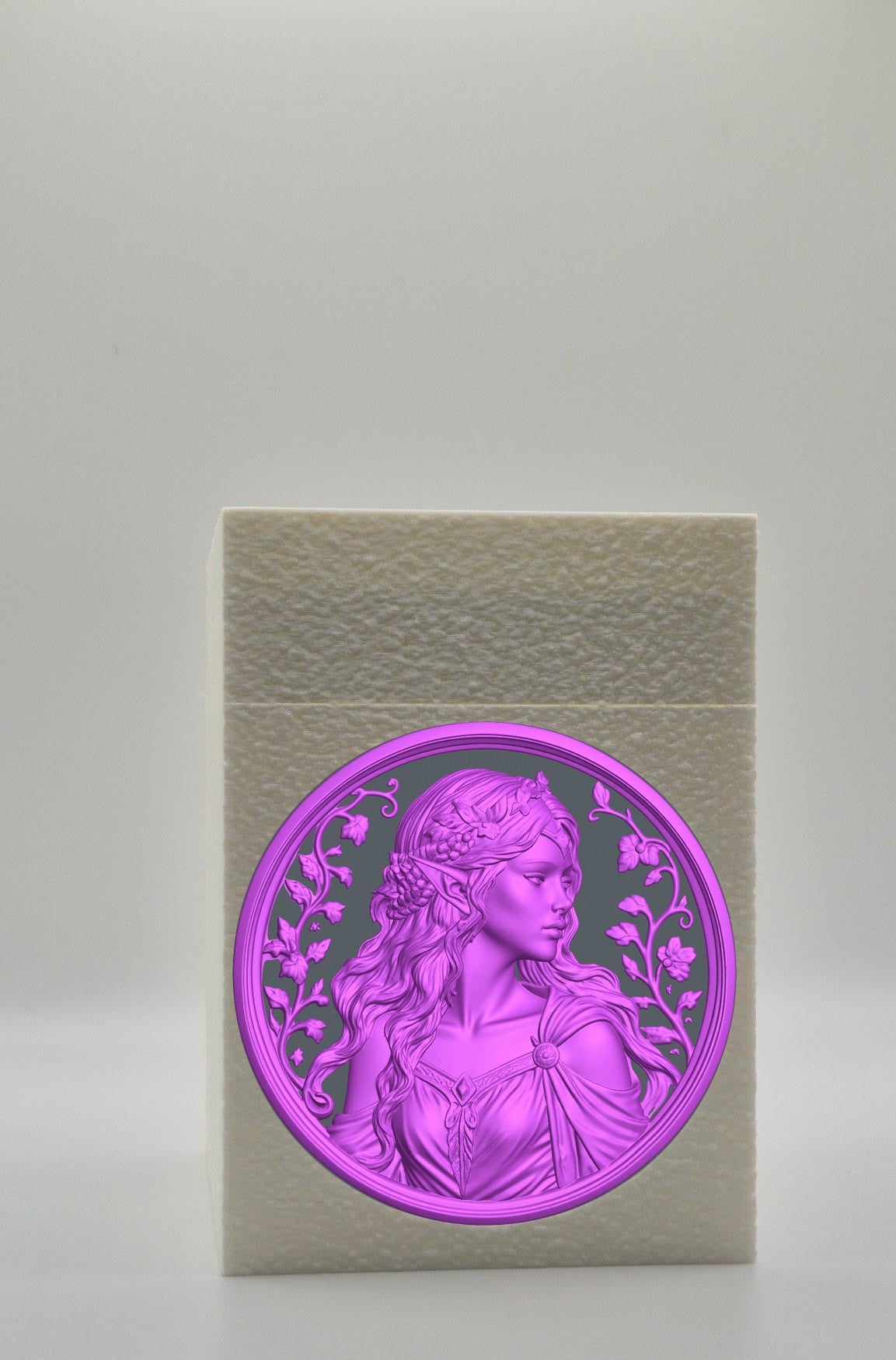 Elf Maiden Card Box — White