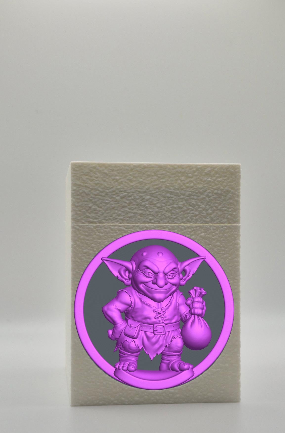 Greedy Goblin Card Box — White