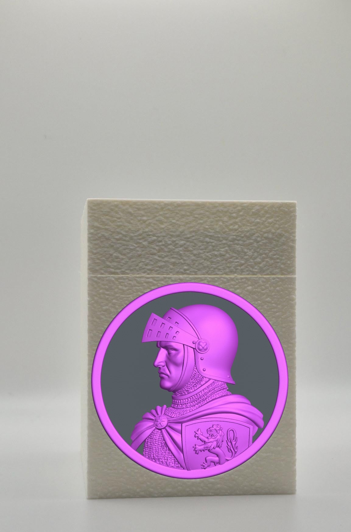 Knight Card Box — White