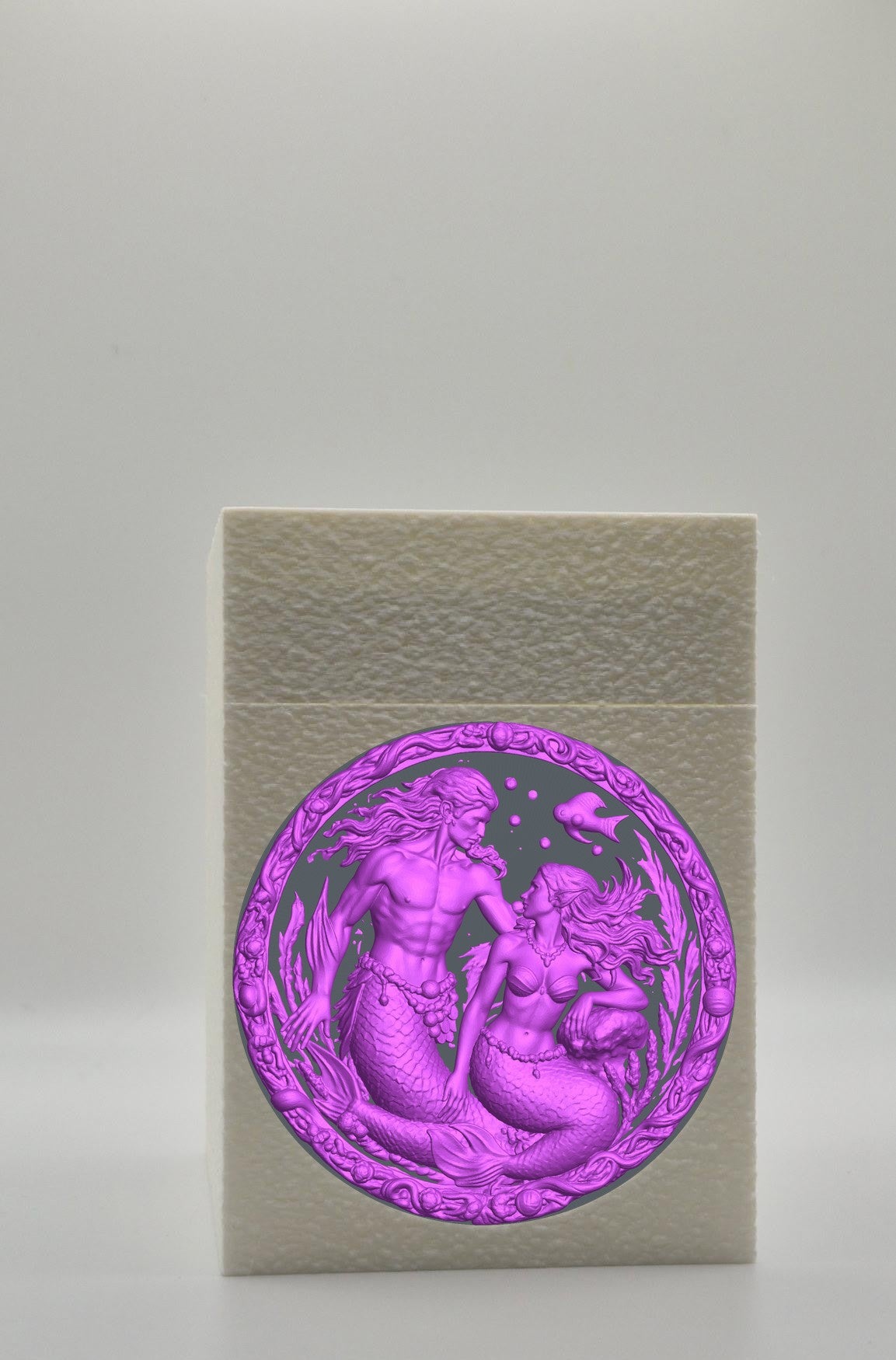 Merfolk Card Box — White