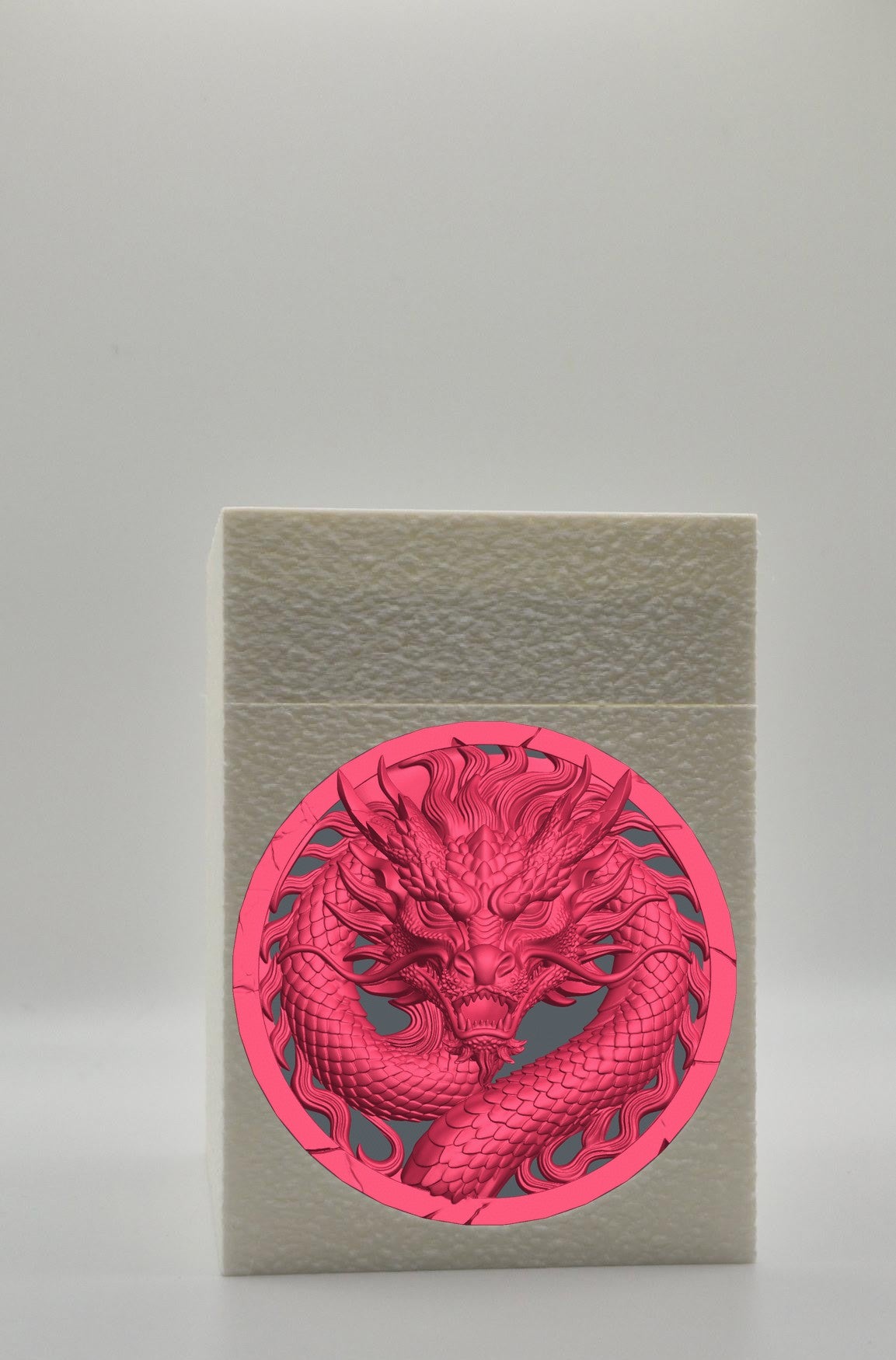 Dragon Card Box — White