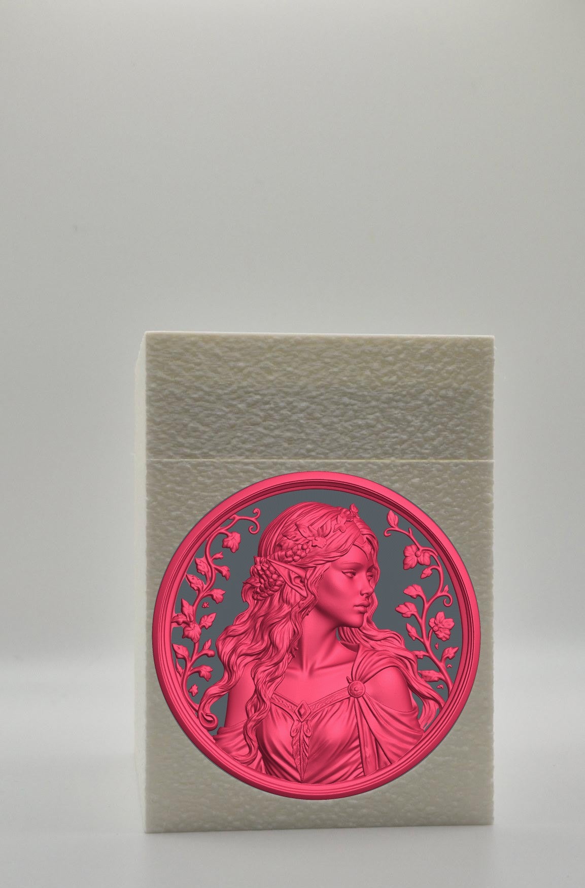 Elf Maiden Card Box — White