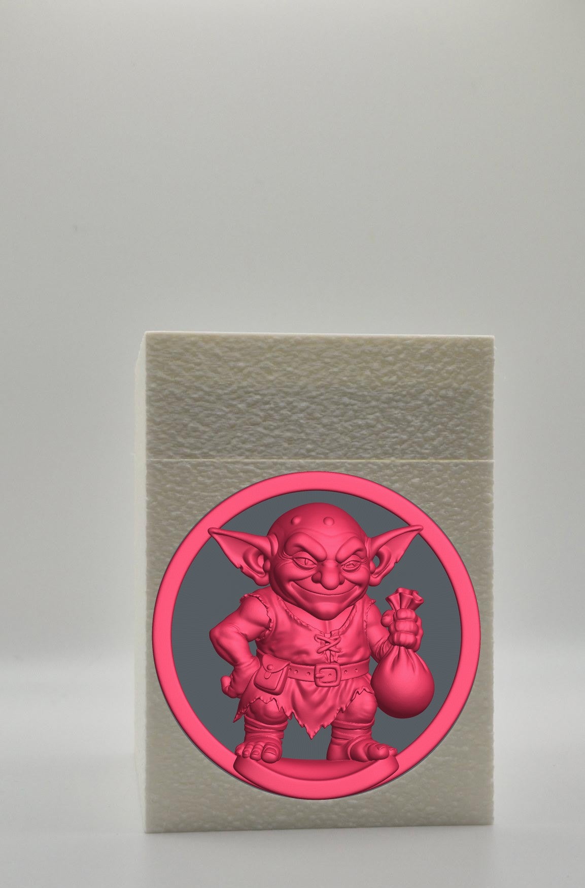 Greedy Goblin Card Box — White
