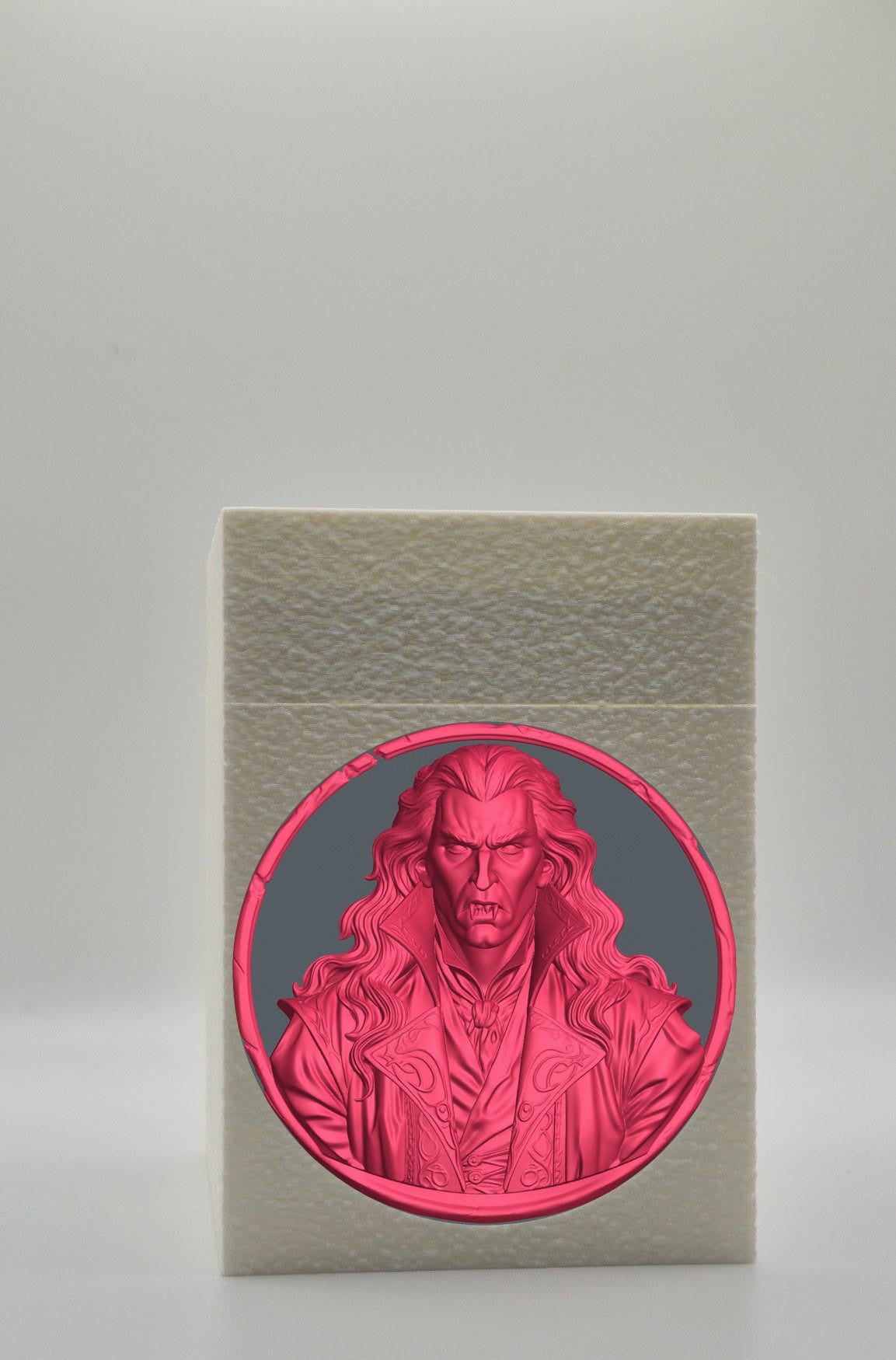 Gothic Vampire Card Box — White