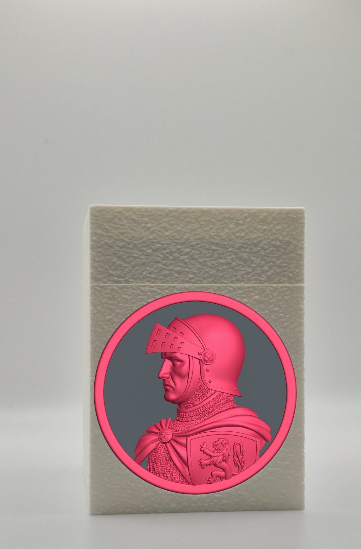 Knight Card Box — White