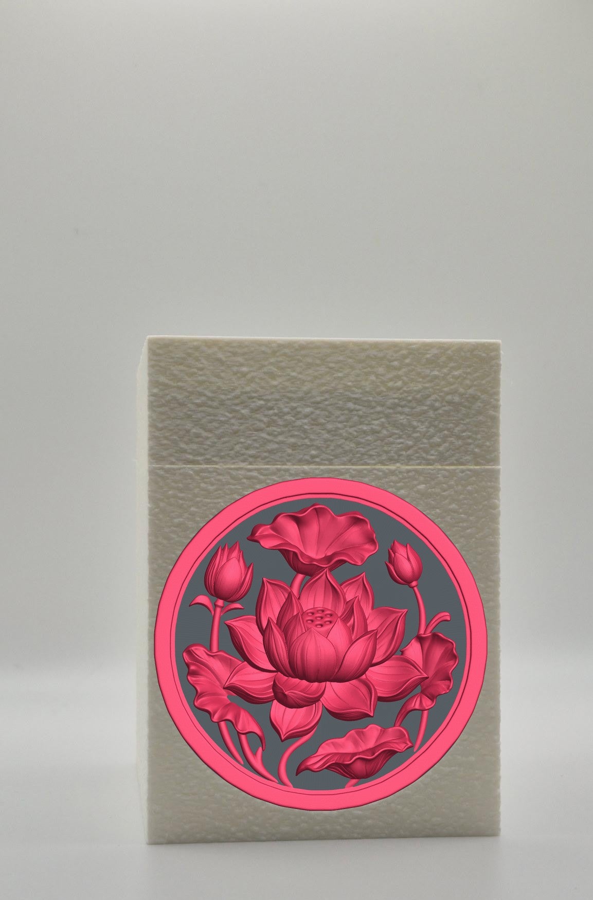 Lotus Card Box — White