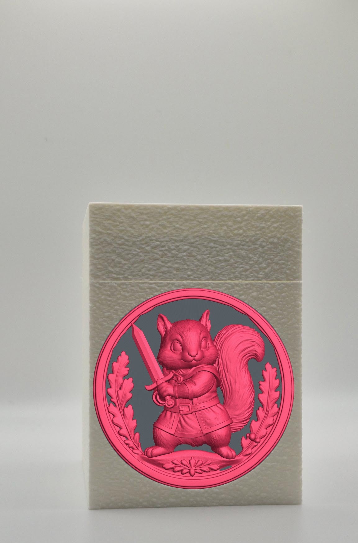 Squirrel Card Box — White