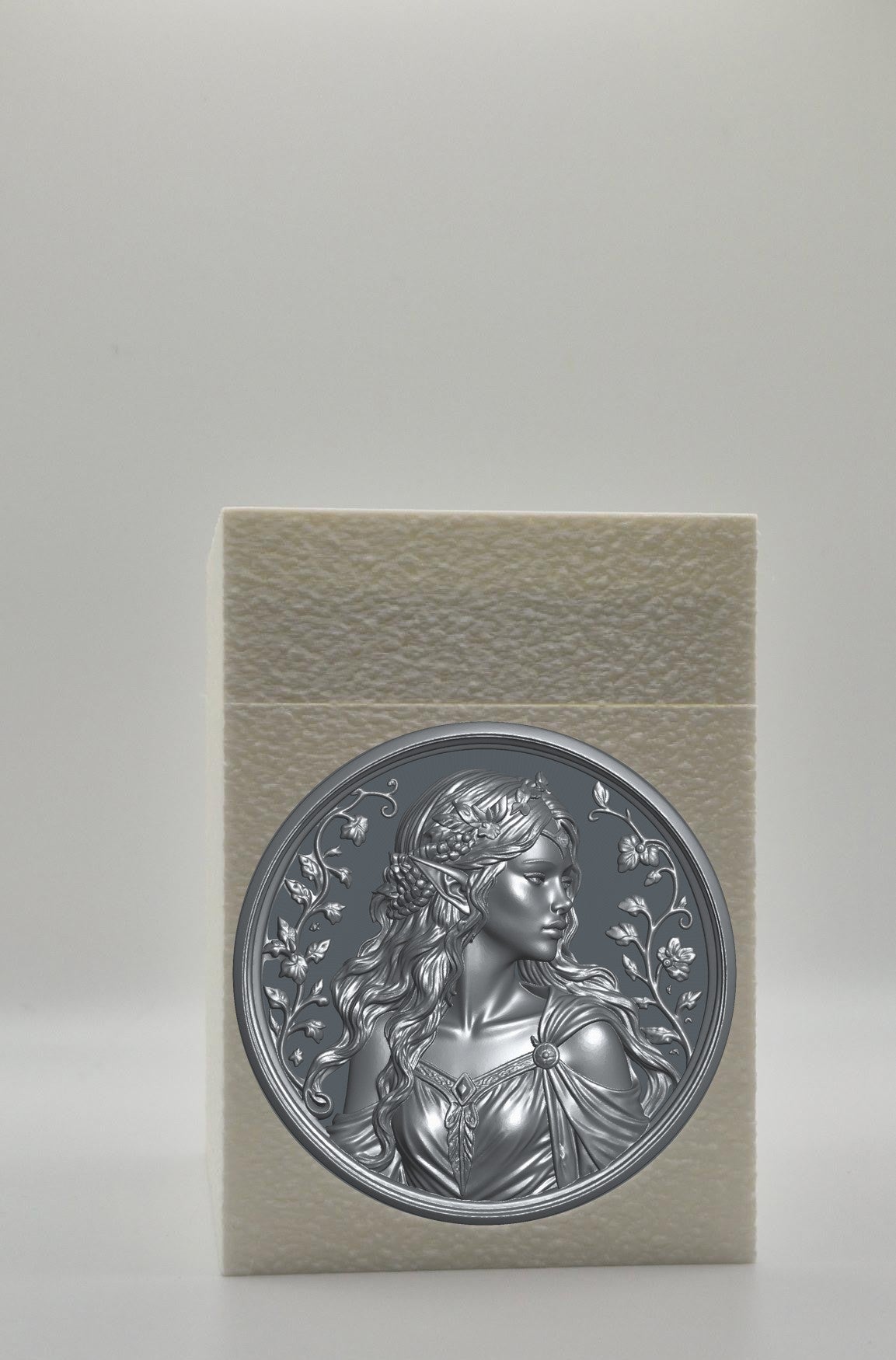 Elf Maiden Card Box — White