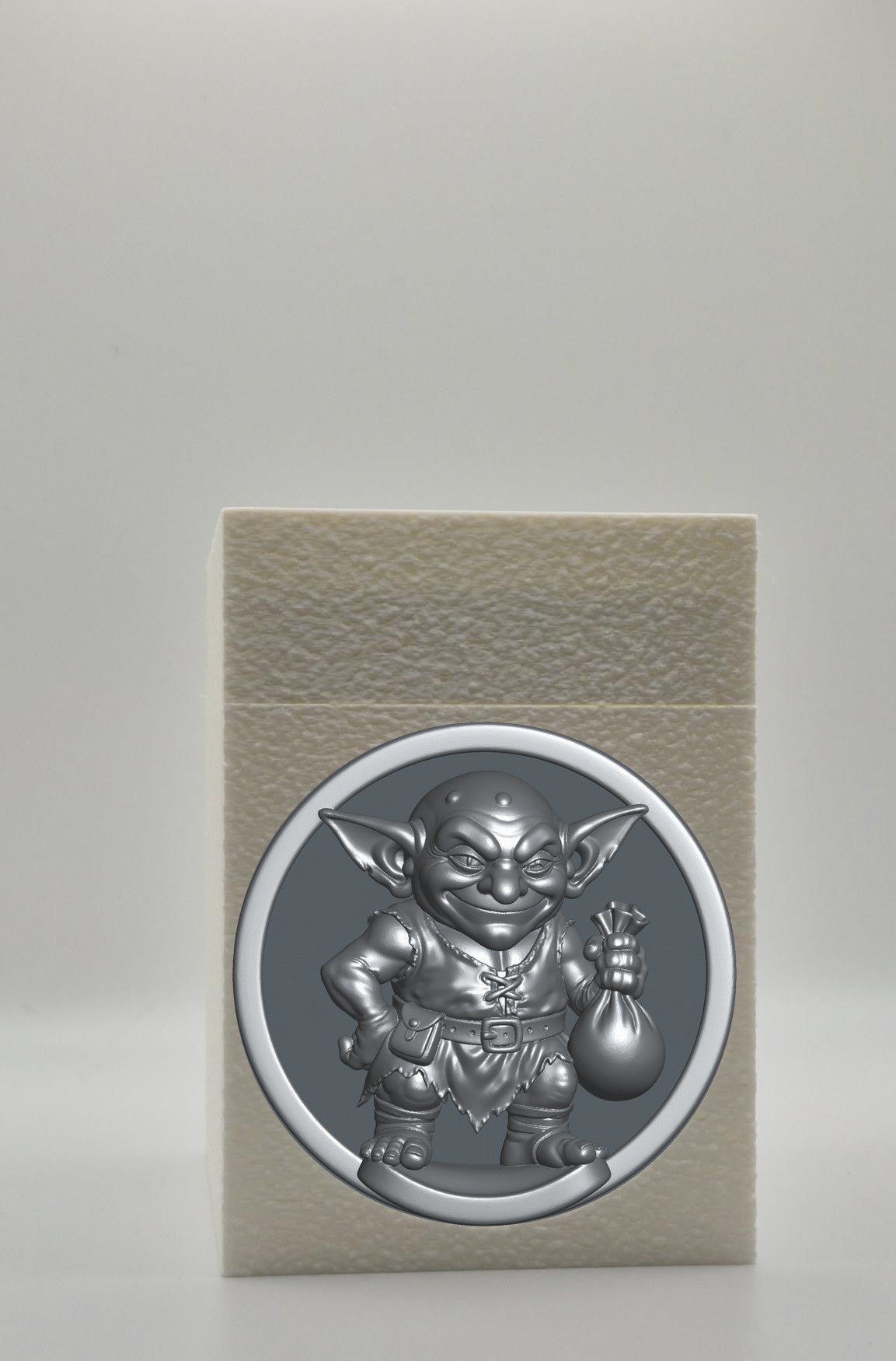 Greedy Goblin Card Box — White