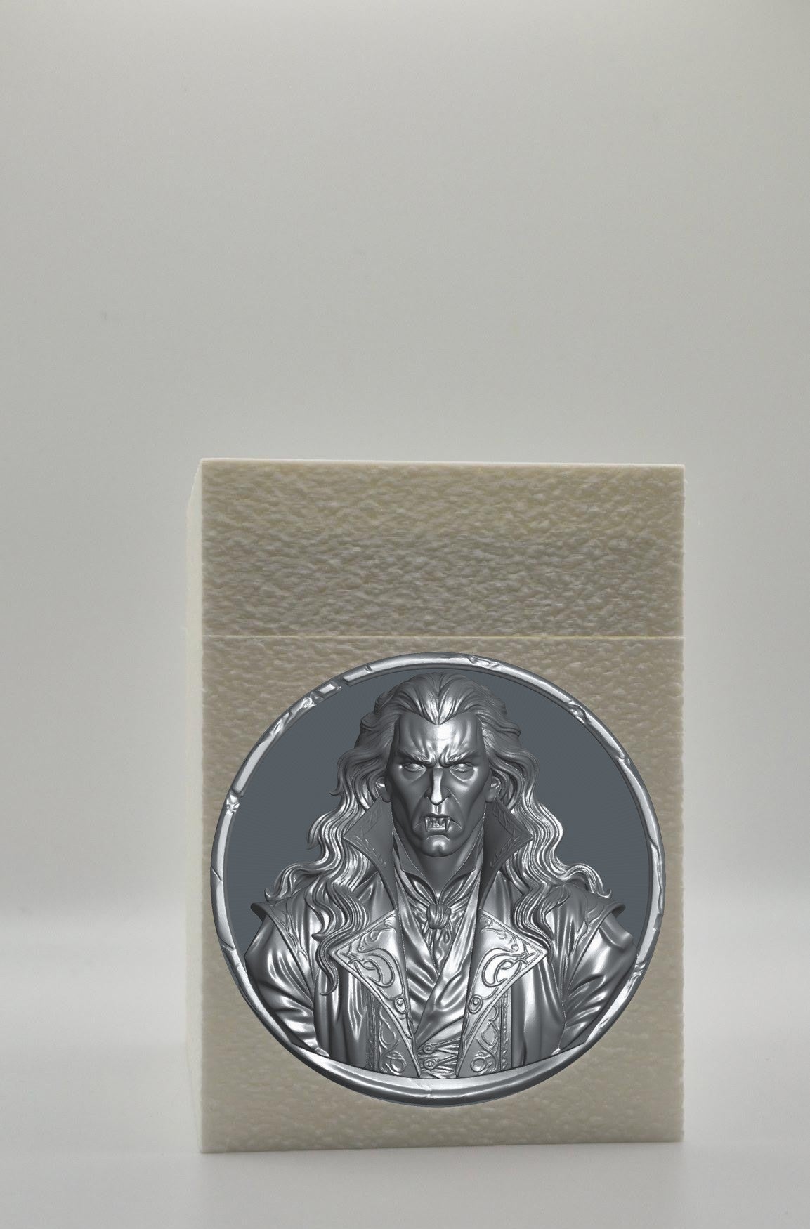 Gothic Vampire Card Box — White