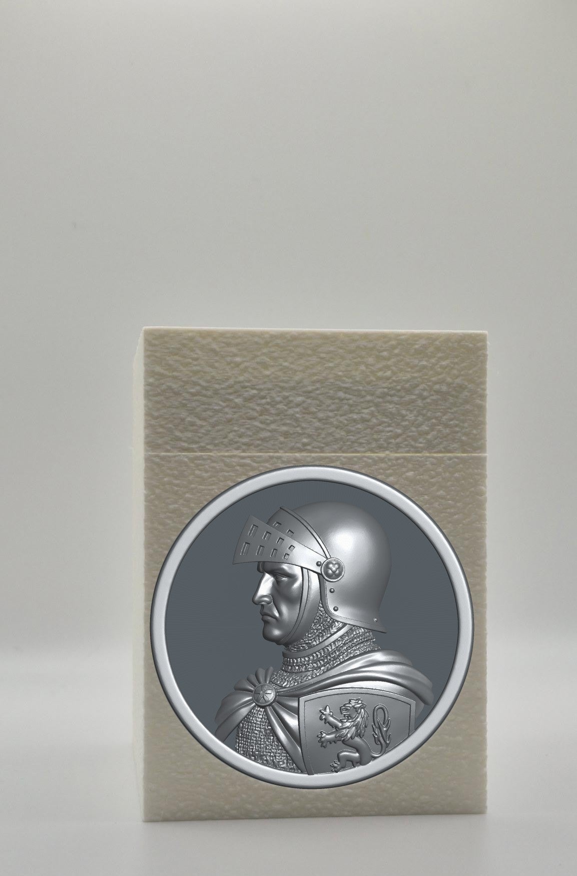 Knight Card Box — White