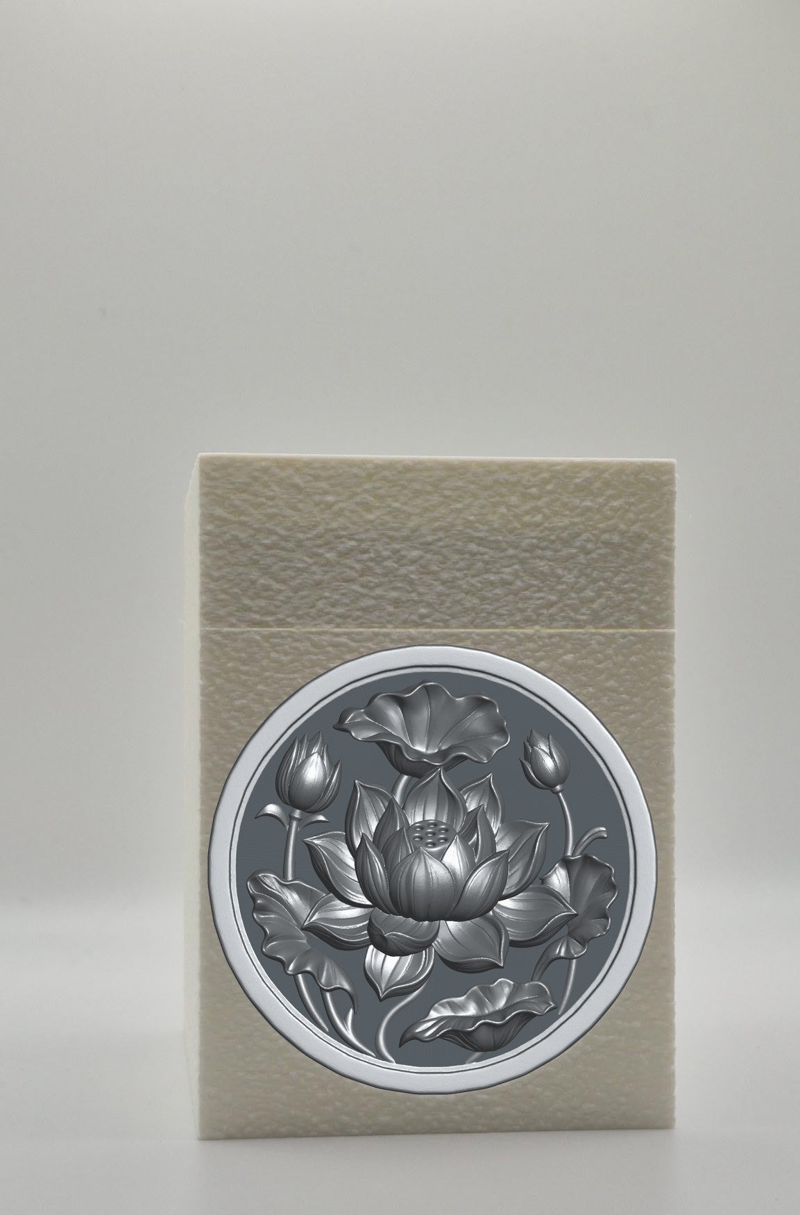 Lotus Card Box — White