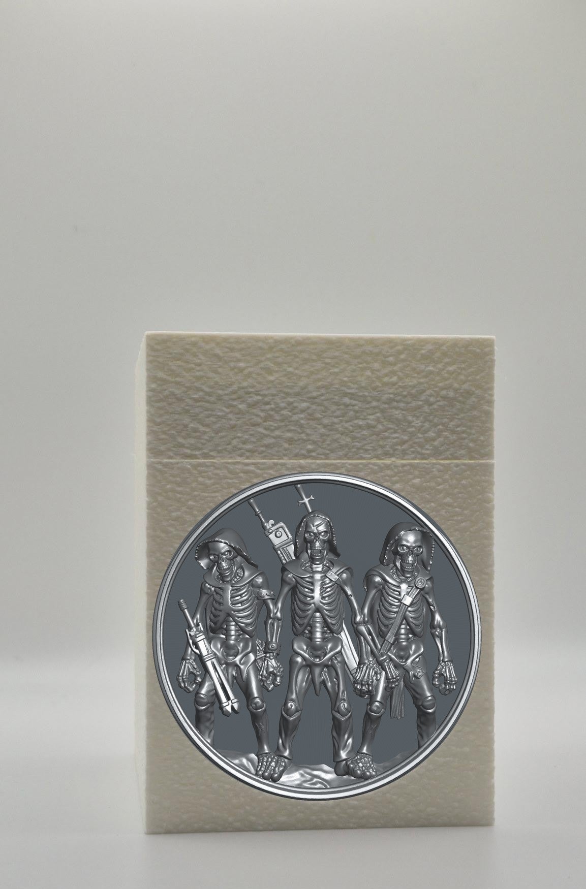 Skeleton Army Card Box — White
