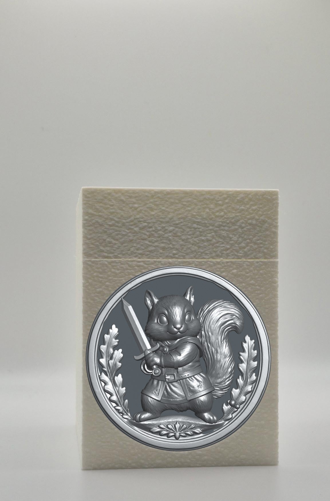 Squirrel Card Box — White