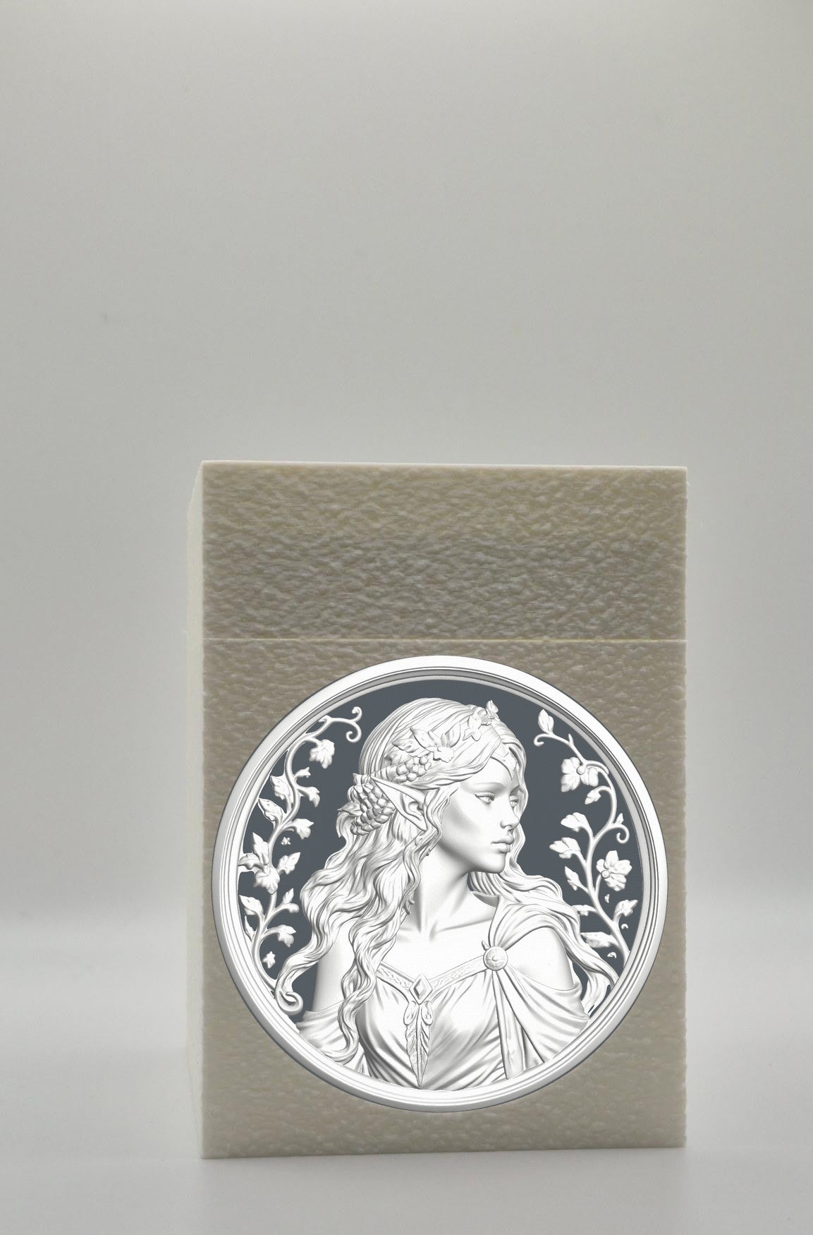 Elf Maiden Card Box — White