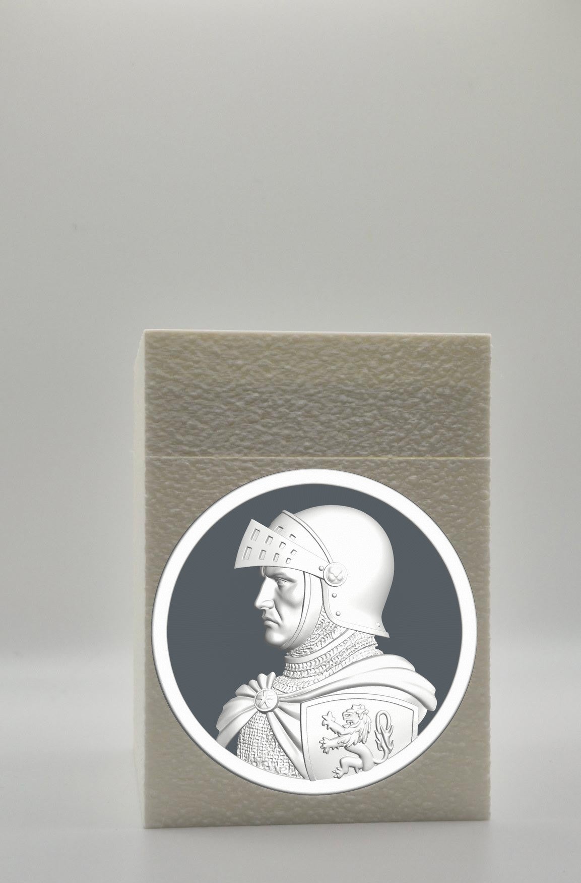 Knight Card Box — White