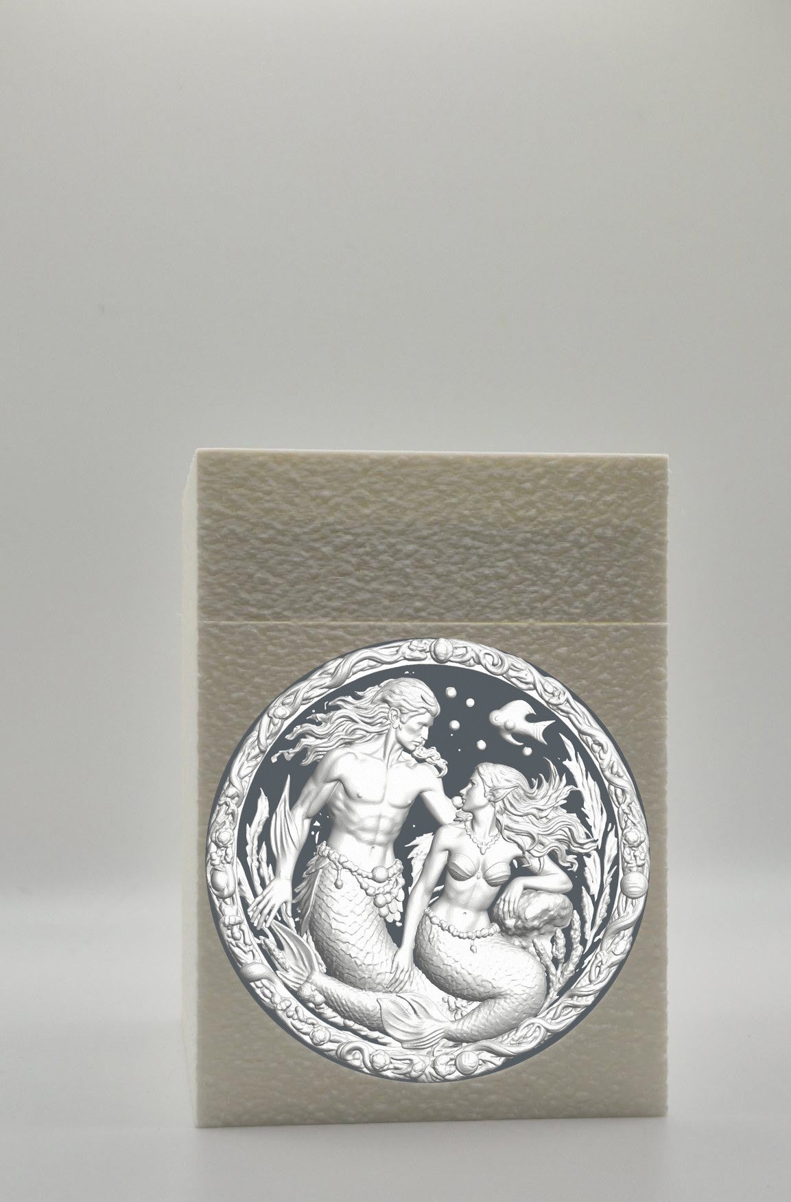 Merfolk Card Box — White