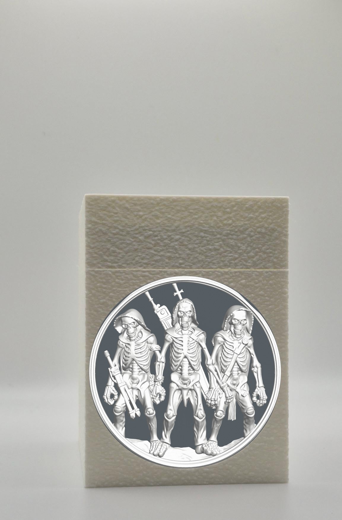 Skeleton Army Card Box — White