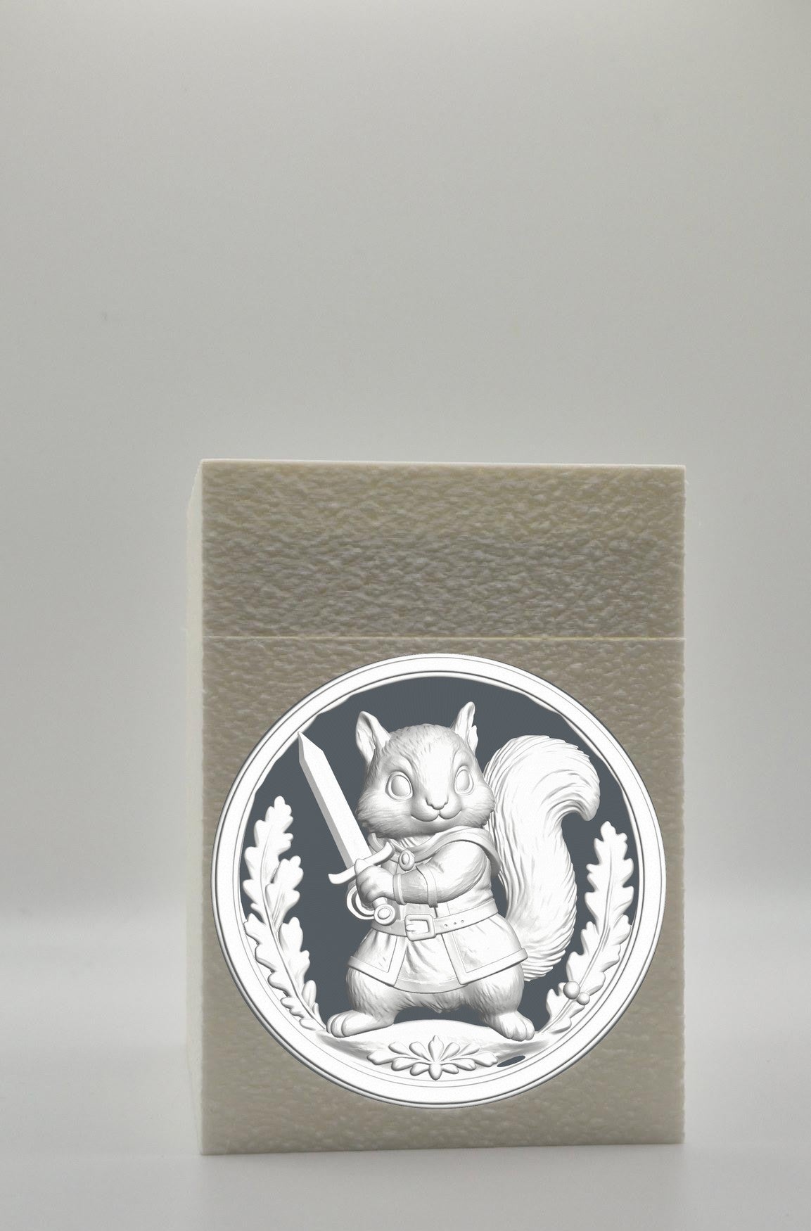 Squirrel Card Box — White