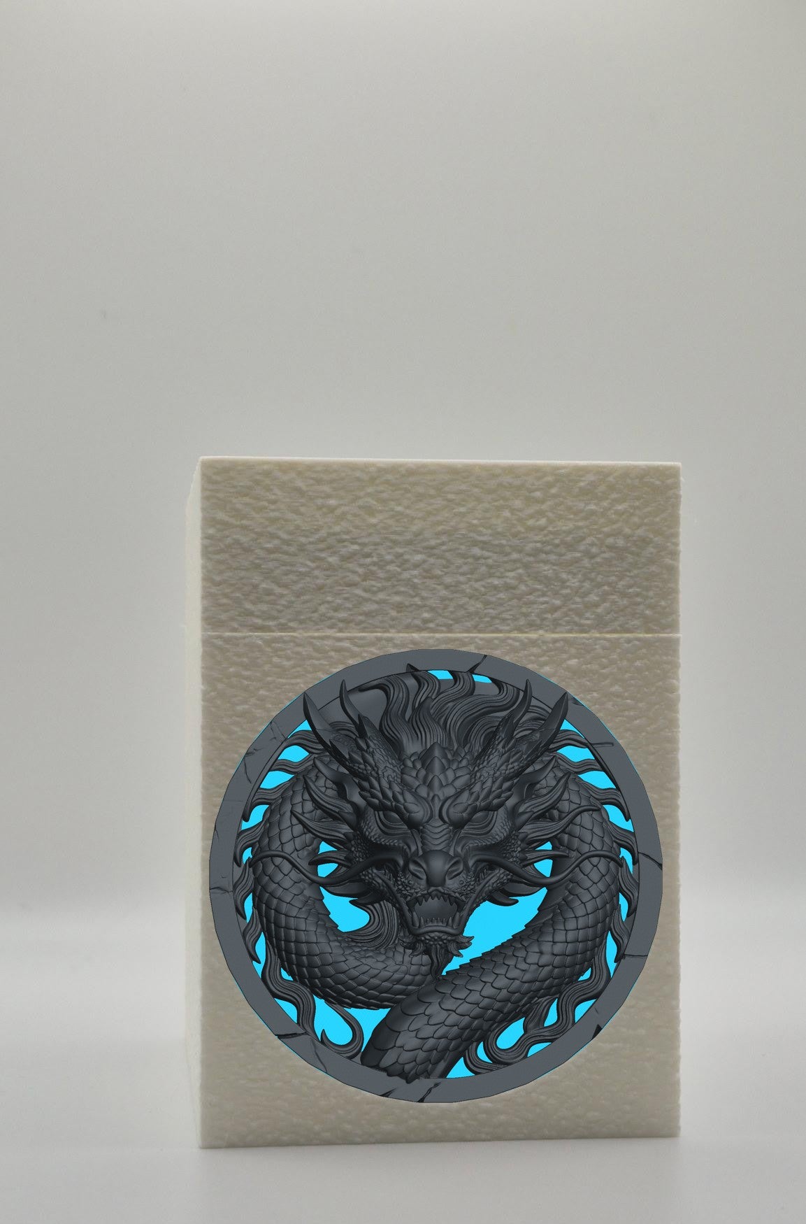 Dragon Card Box — White