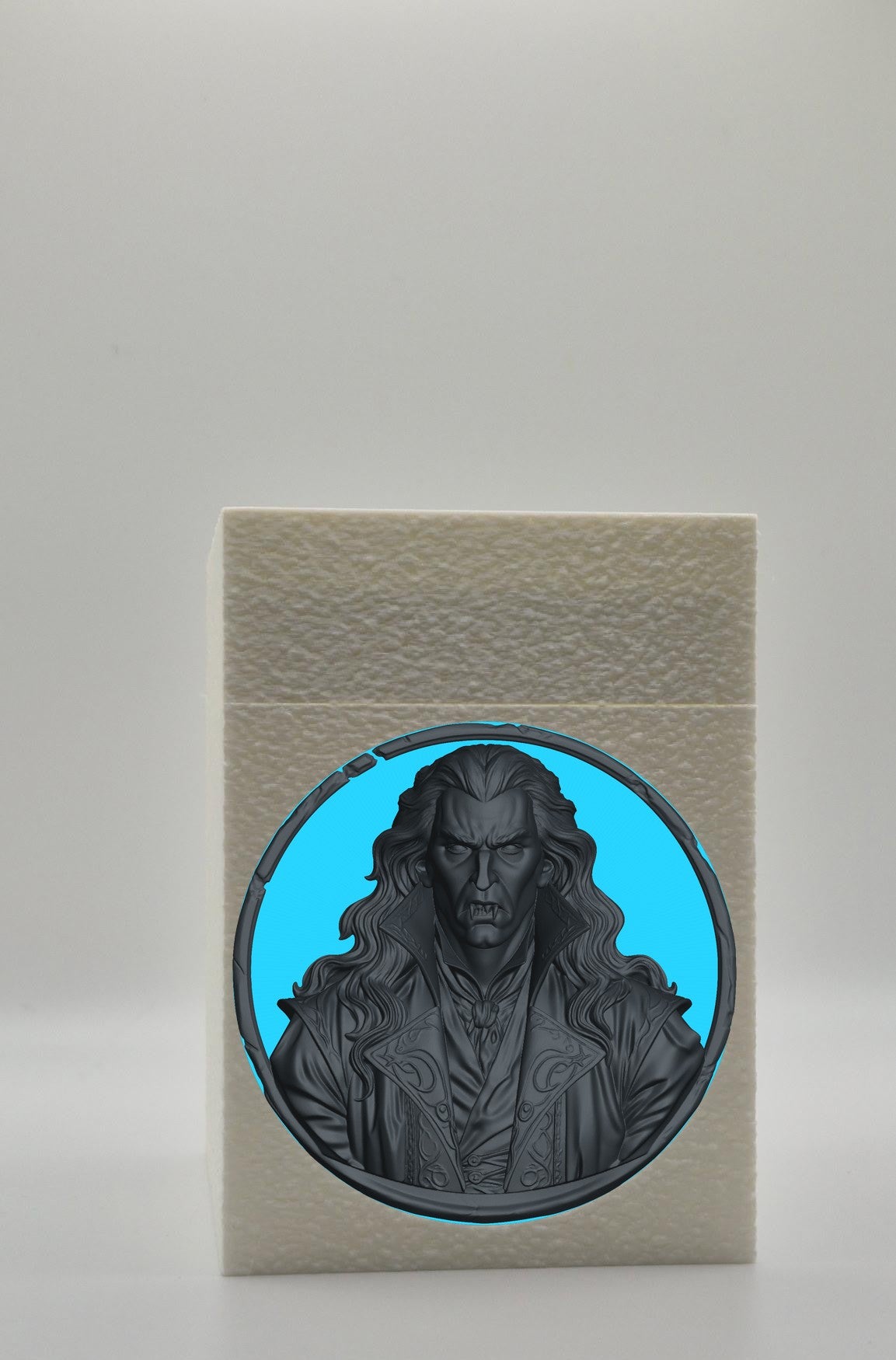 Gothic Vampire Card Box — White
