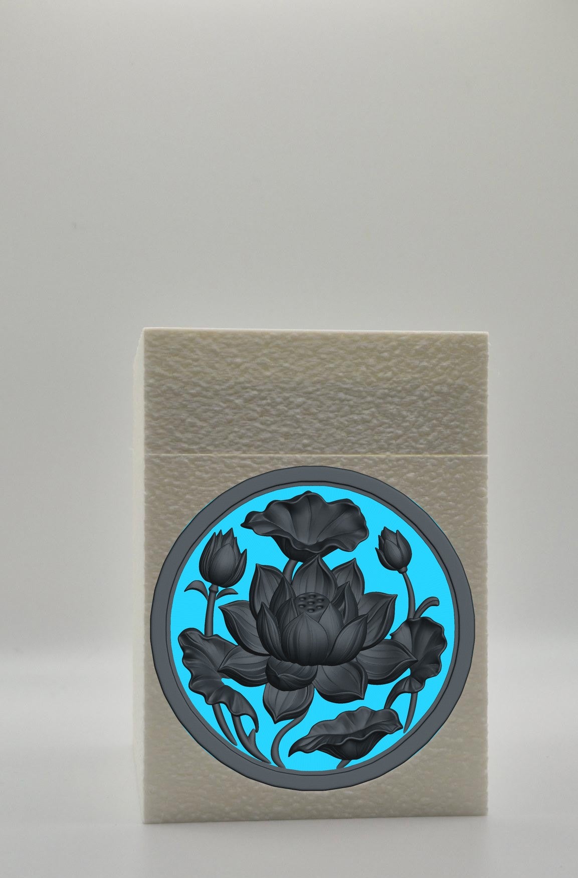 Lotus Card Box — White