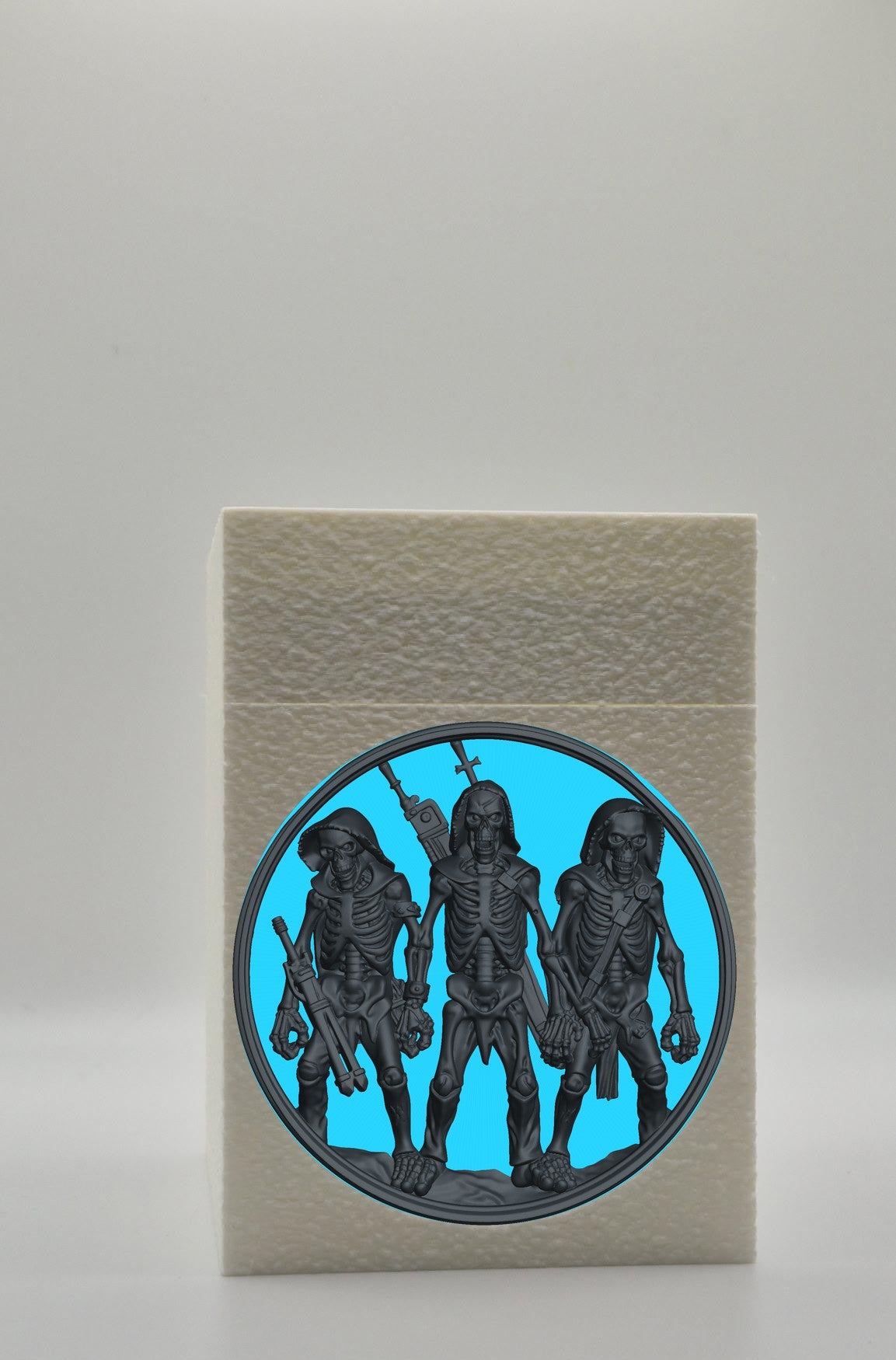 Skeleton Army Card Box — White