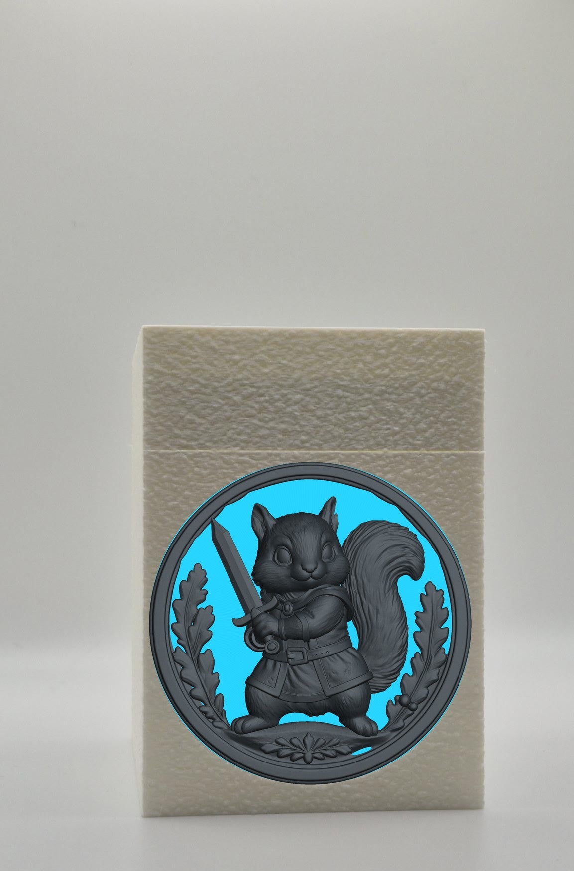 Squirrel Card Box — White