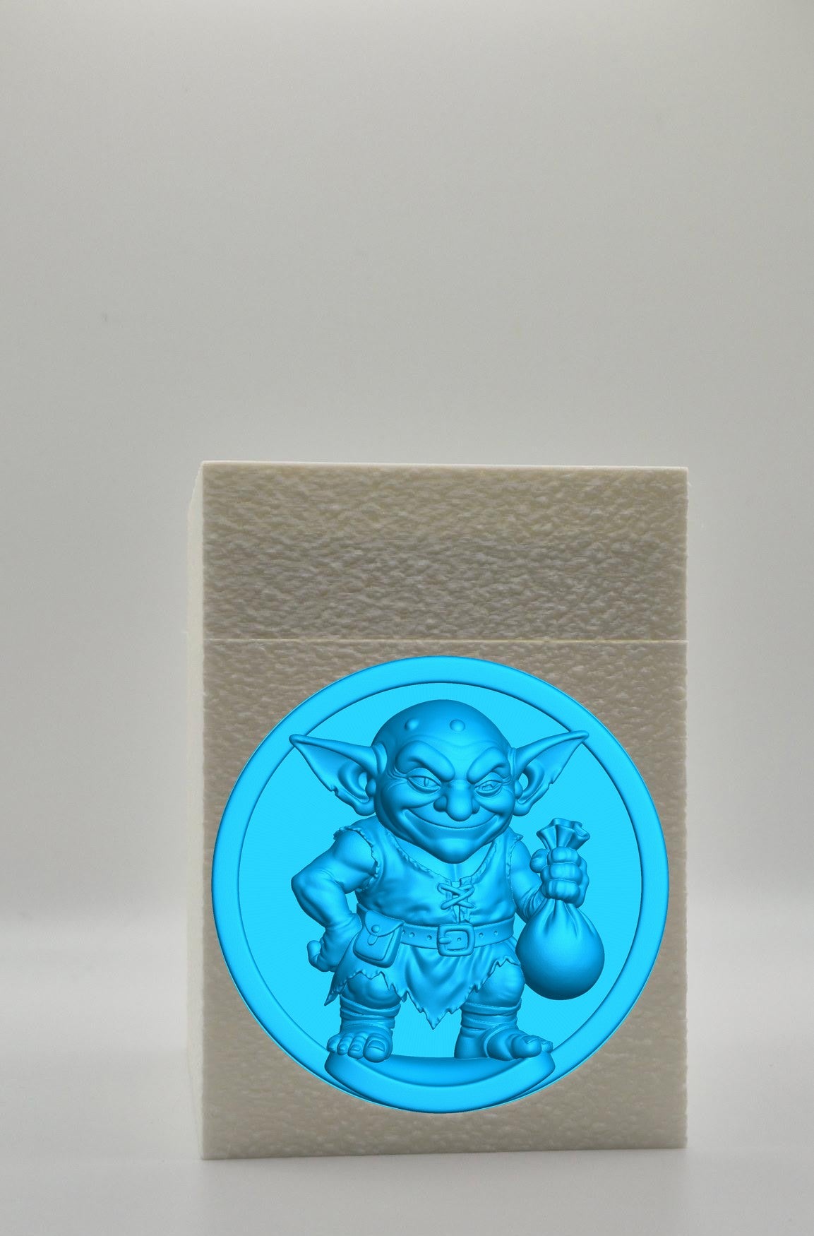 Greedy Goblin Card Box — White