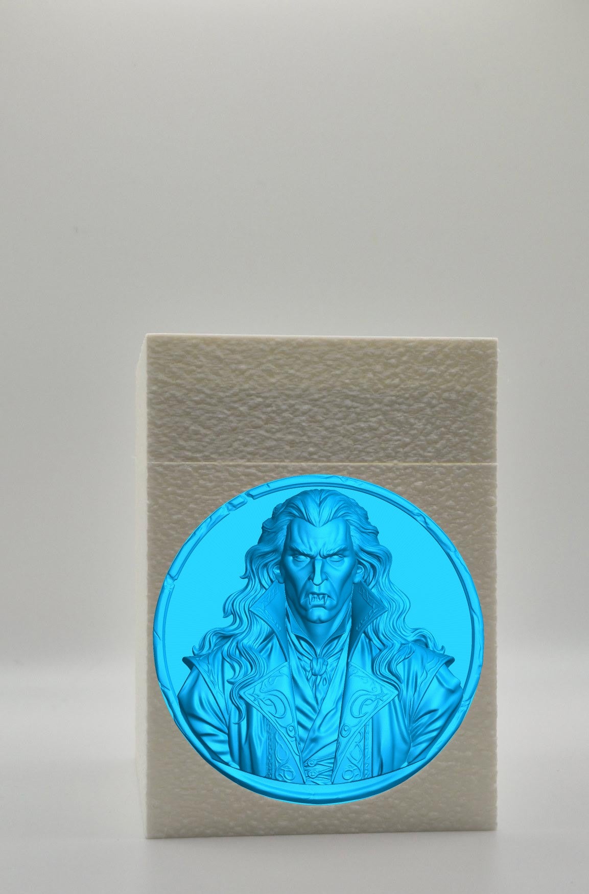 Gothic Vampire Card Box — White