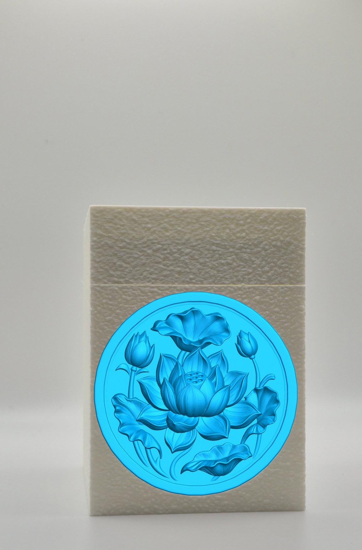 Lotus Card Box — White