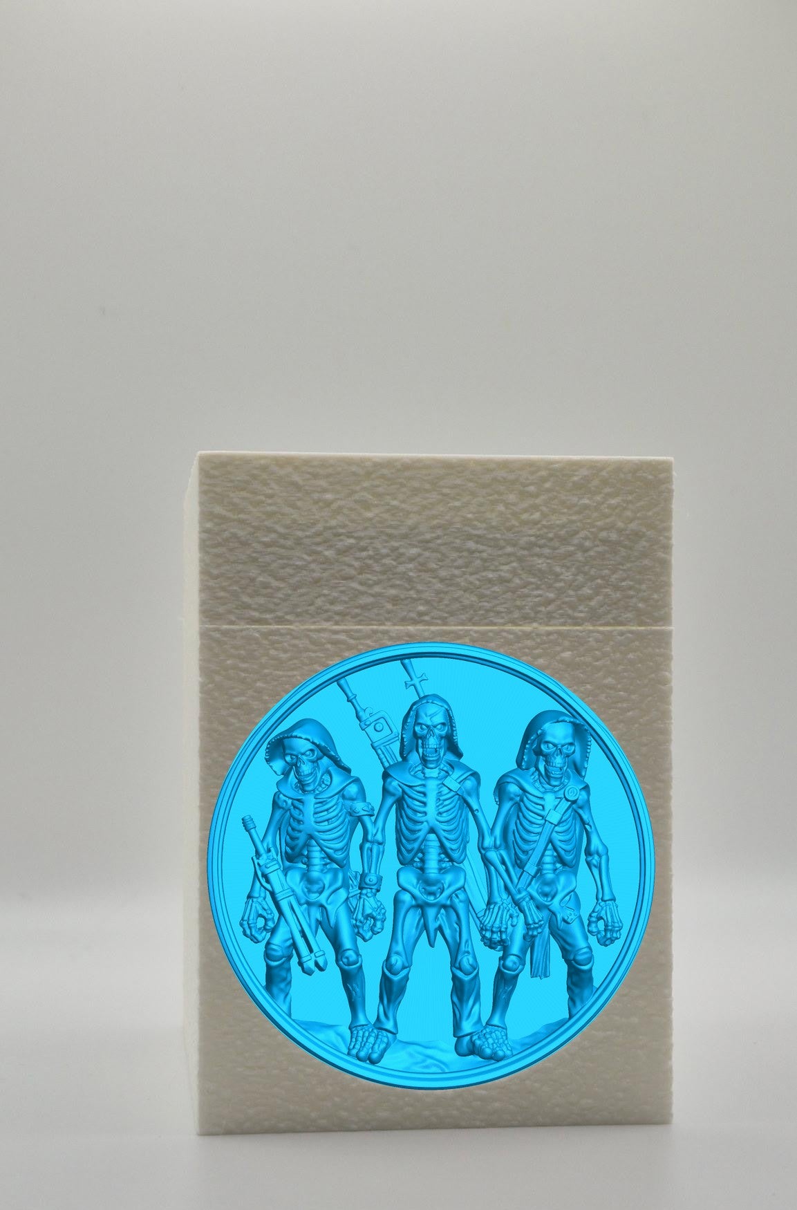 Skeleton Army Card Box — White