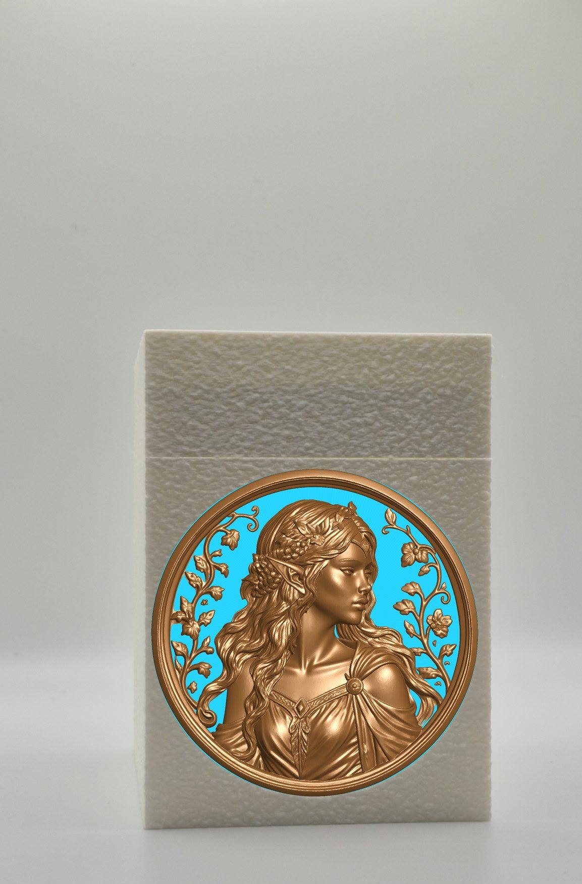 Elf Maiden Card Box — White