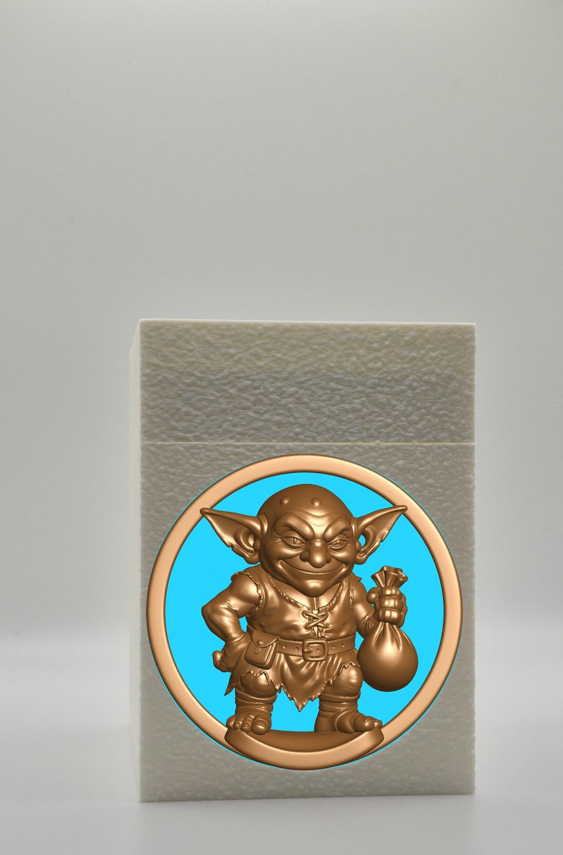 Greedy Goblin Card Box — White