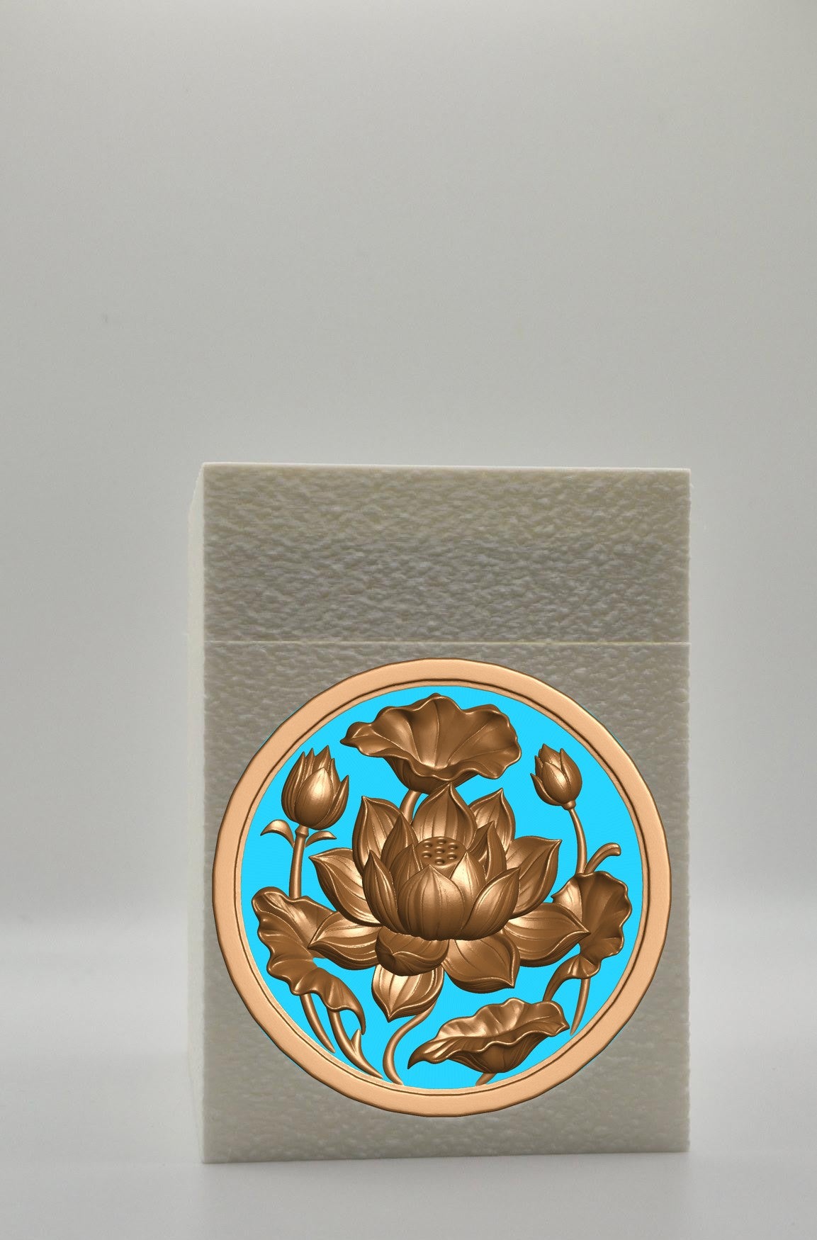 Lotus Card Box — White