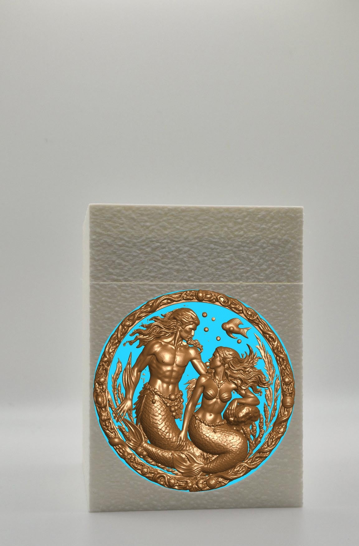 Merfolk Card Box — White