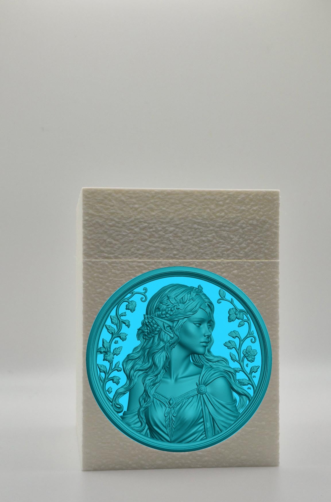 Elf Maiden Card Box — White