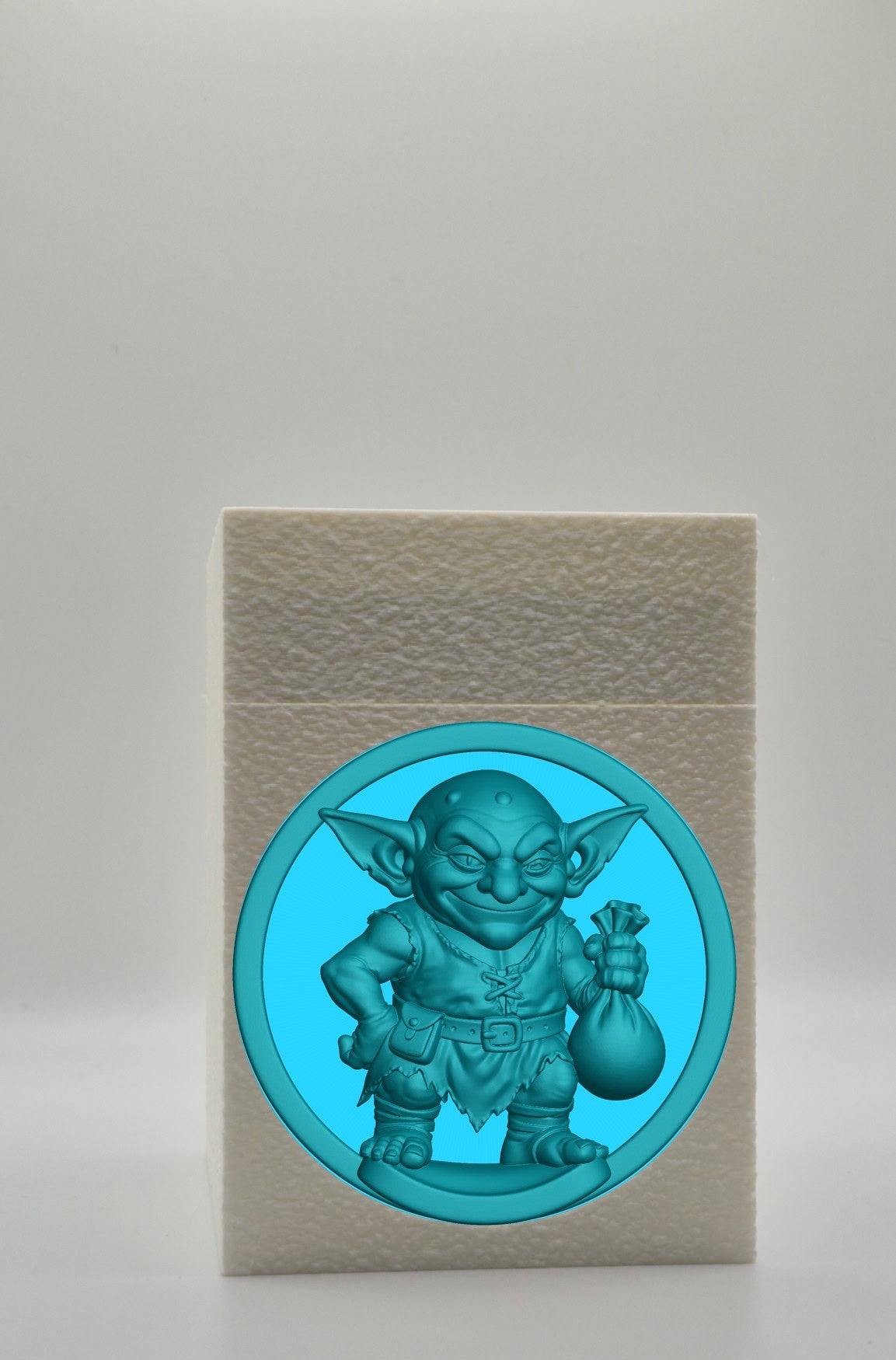 Greedy Goblin Card Box — White