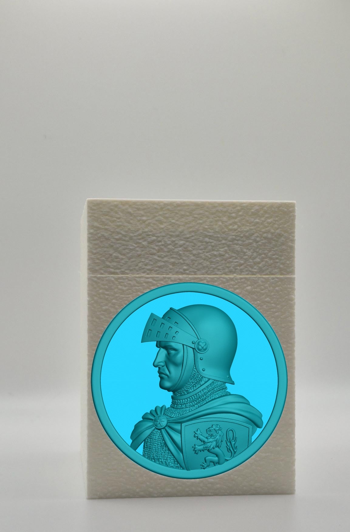 Knight Card Box — White