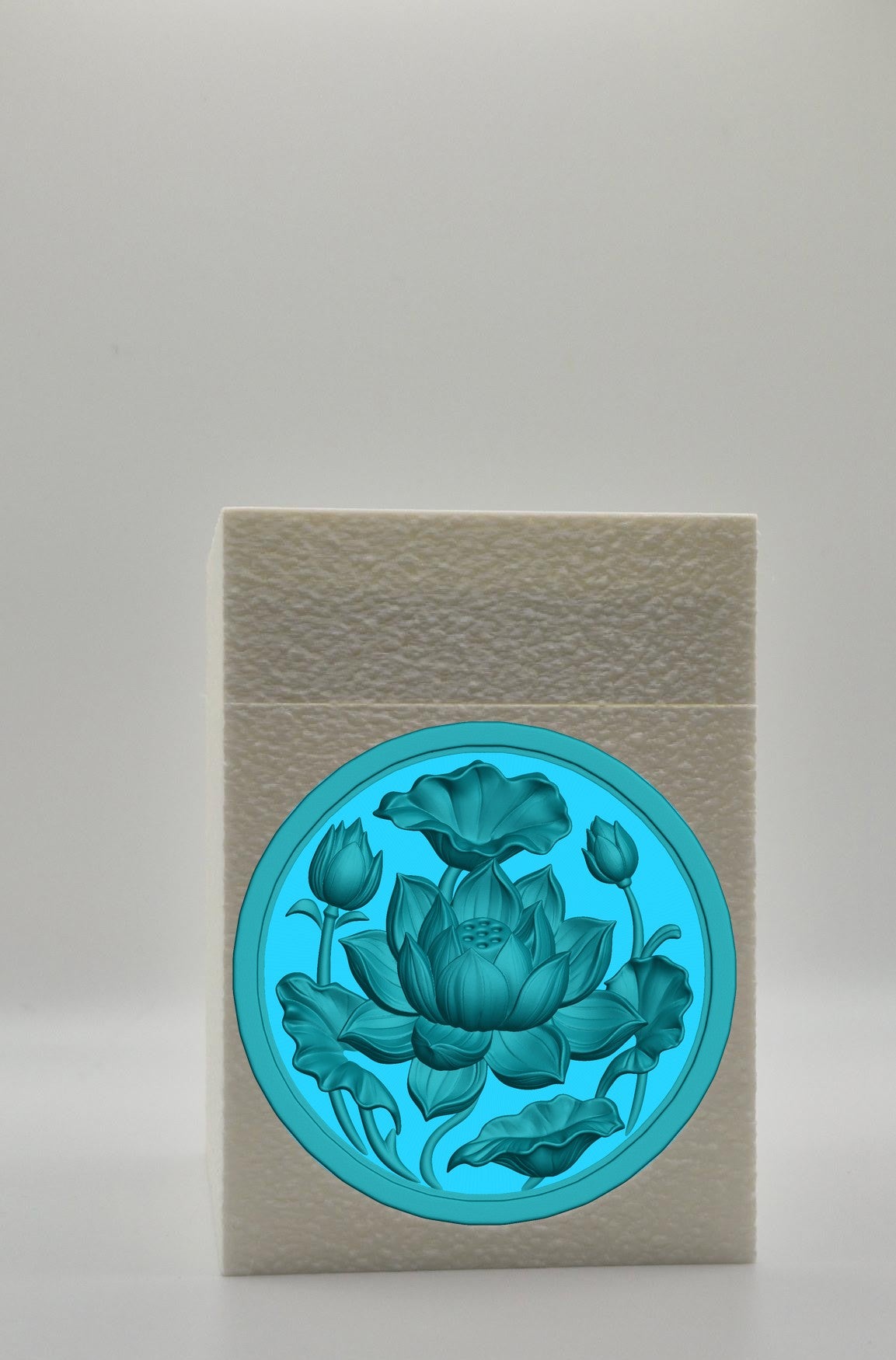 Lotus Card Box — White