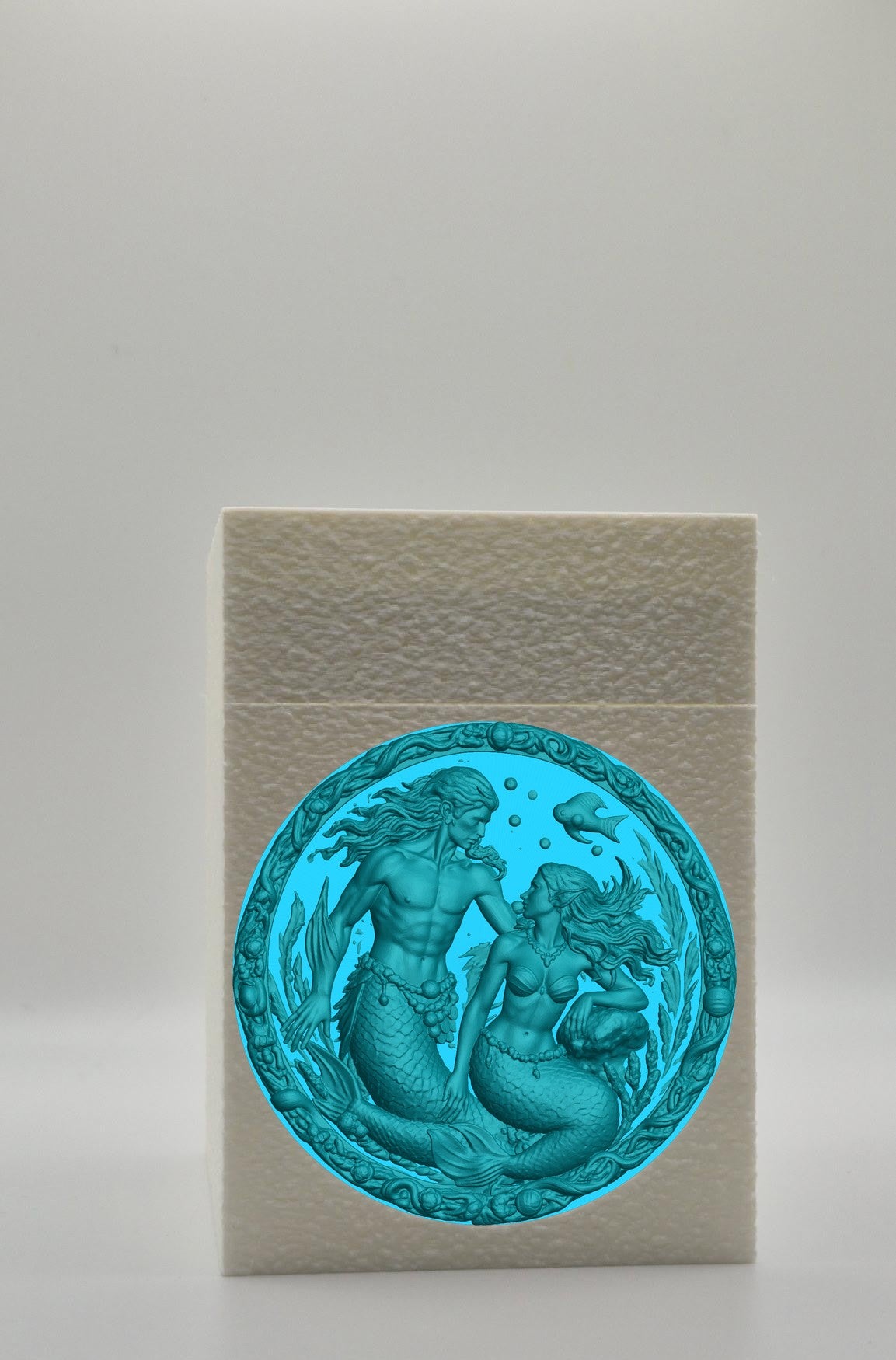 Merfolk Card Box — White