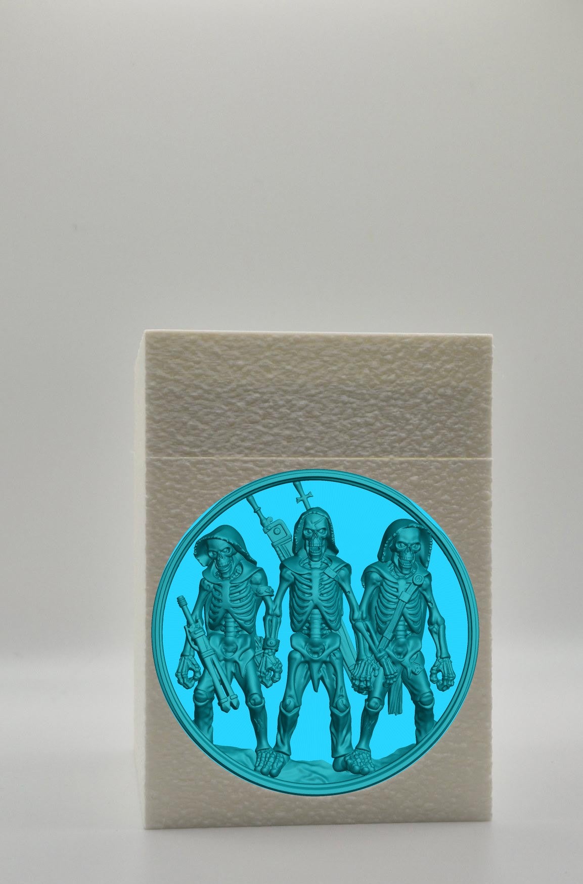 Skeleton Army Card Box — White