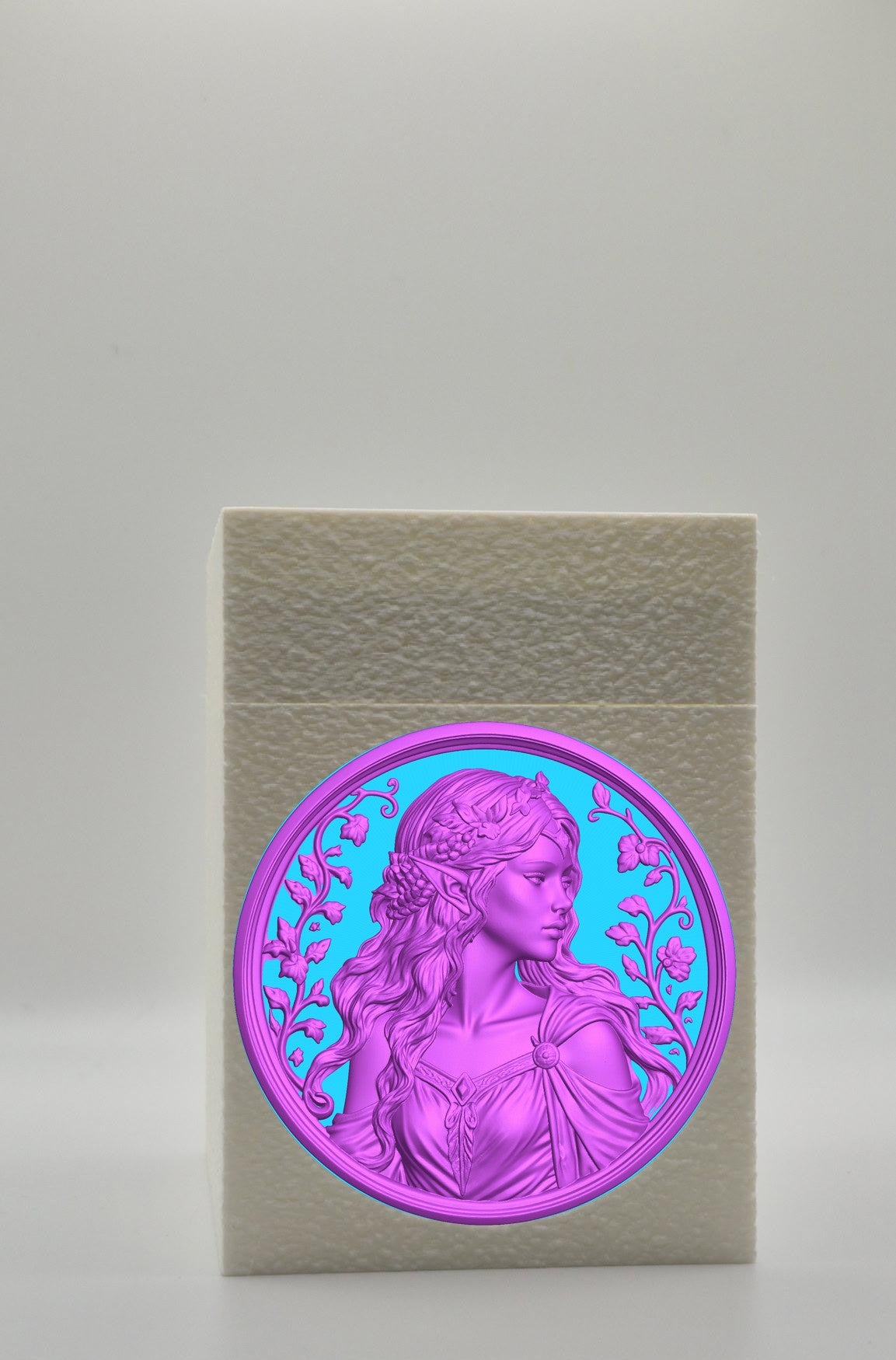 Elf Maiden Card Box — White