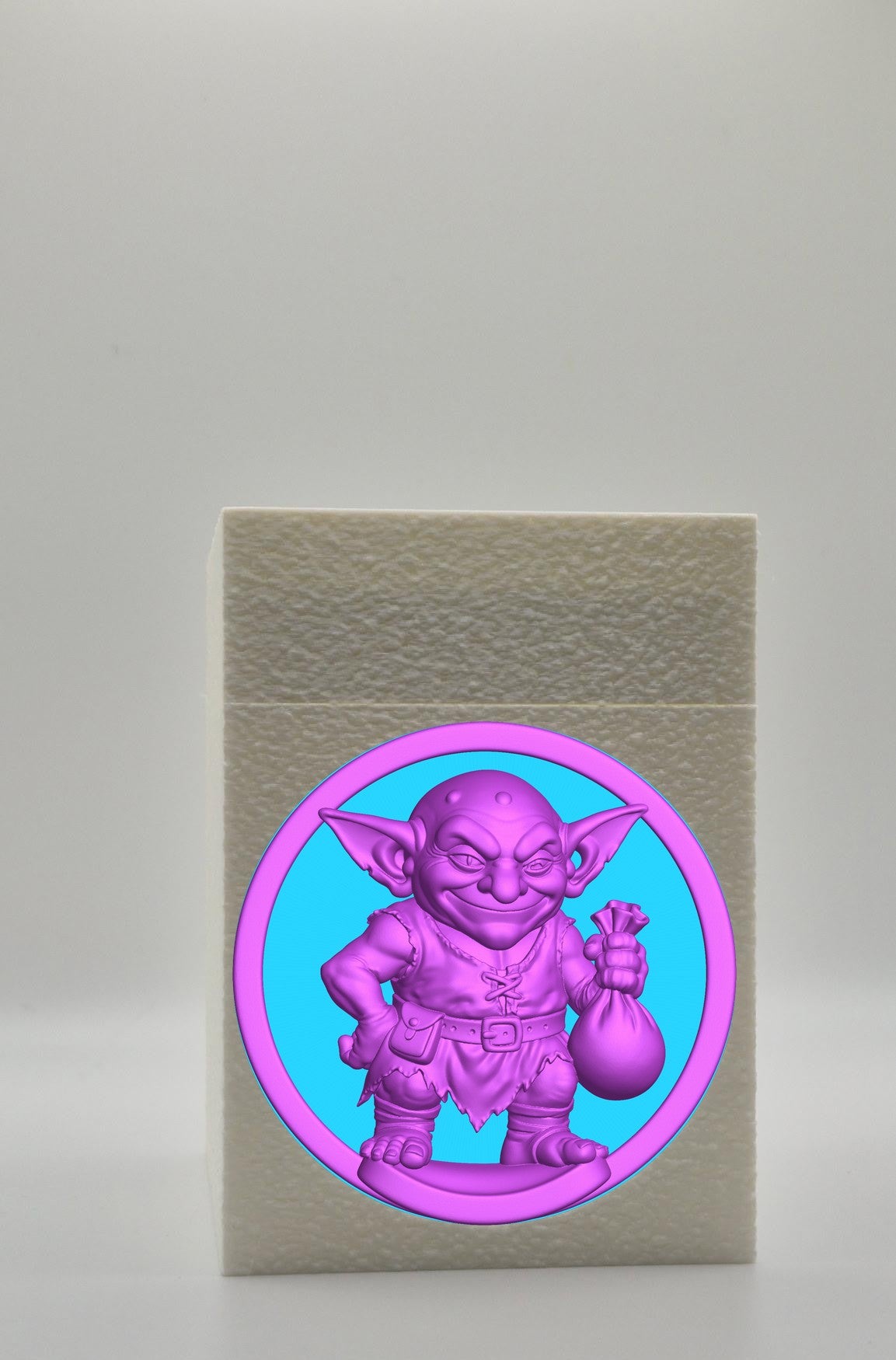 Greedy Goblin Card Box — White
