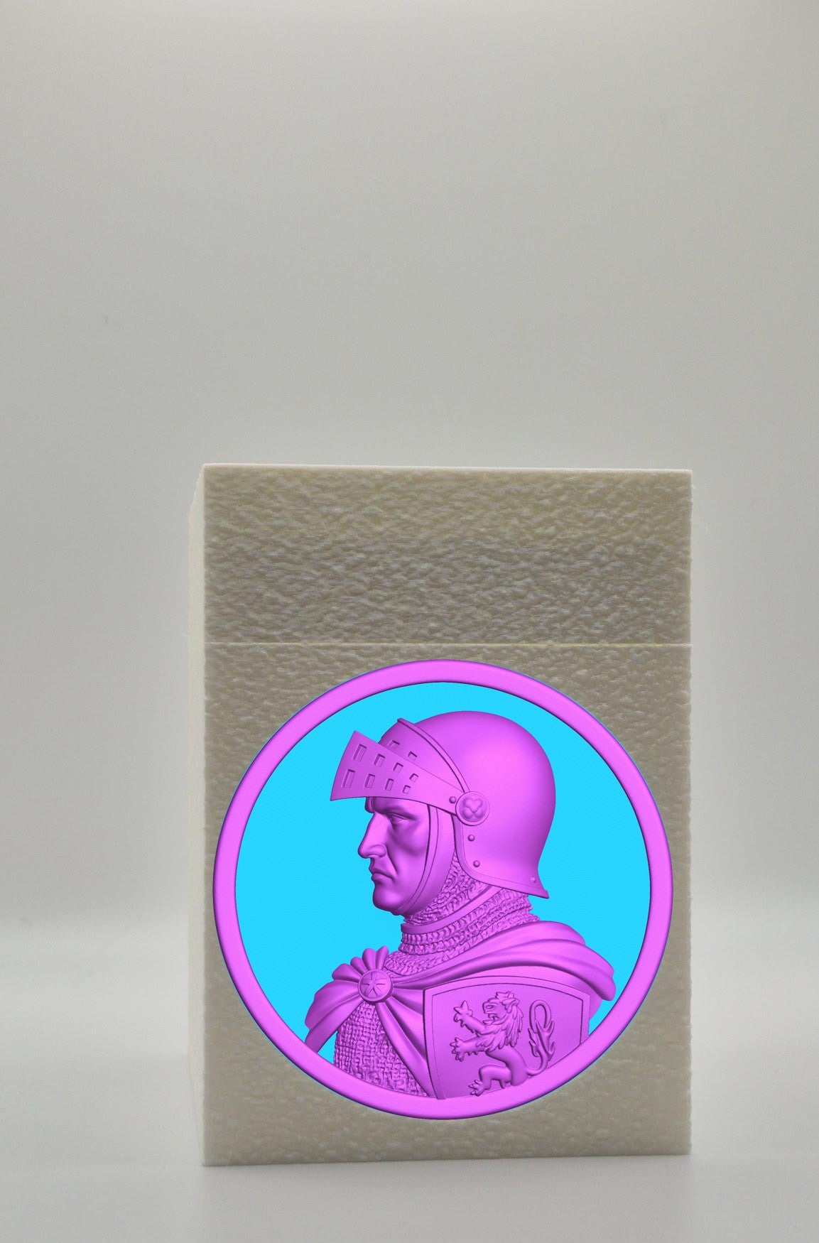 Knight Card Box — White