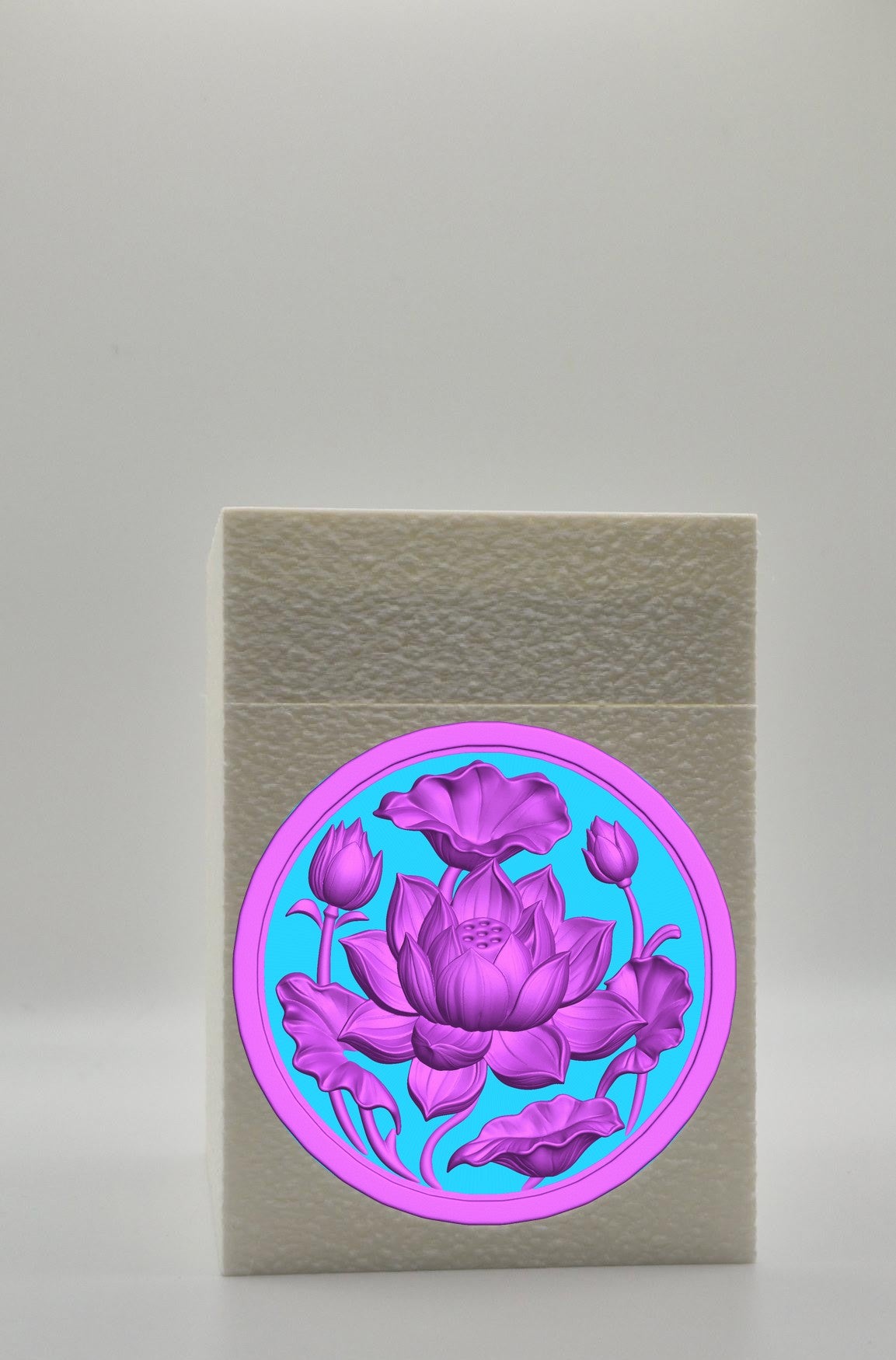 Lotus Card Box — White