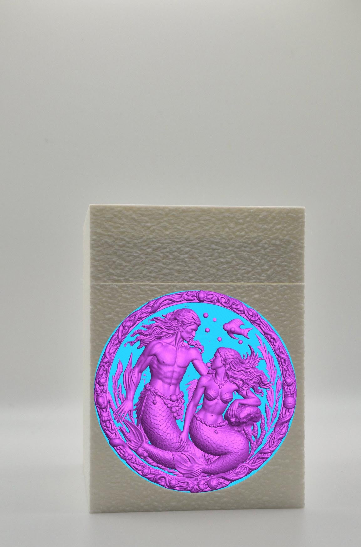 Merfolk Card Box — White