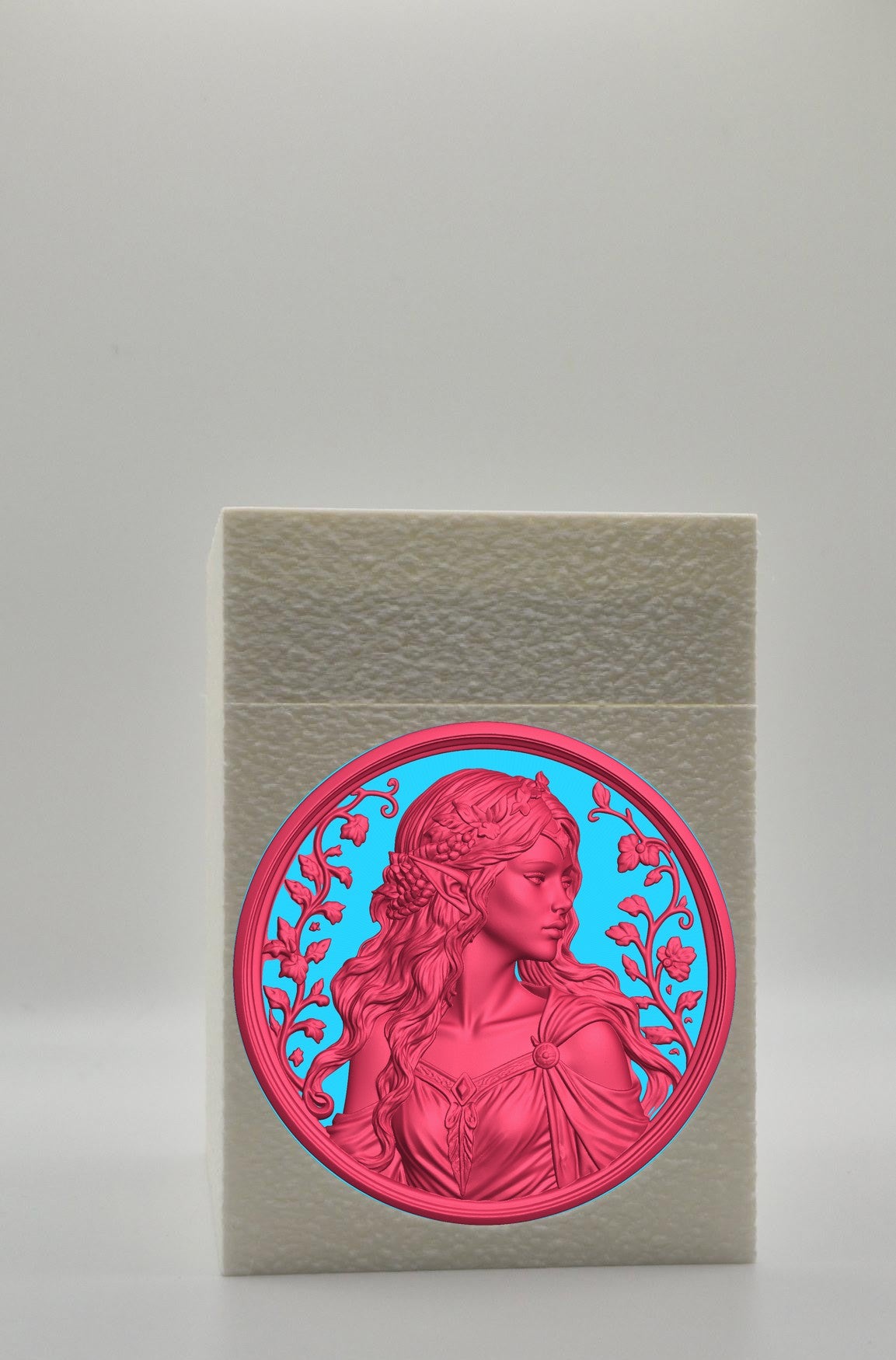 Elf Maiden Card Box — White