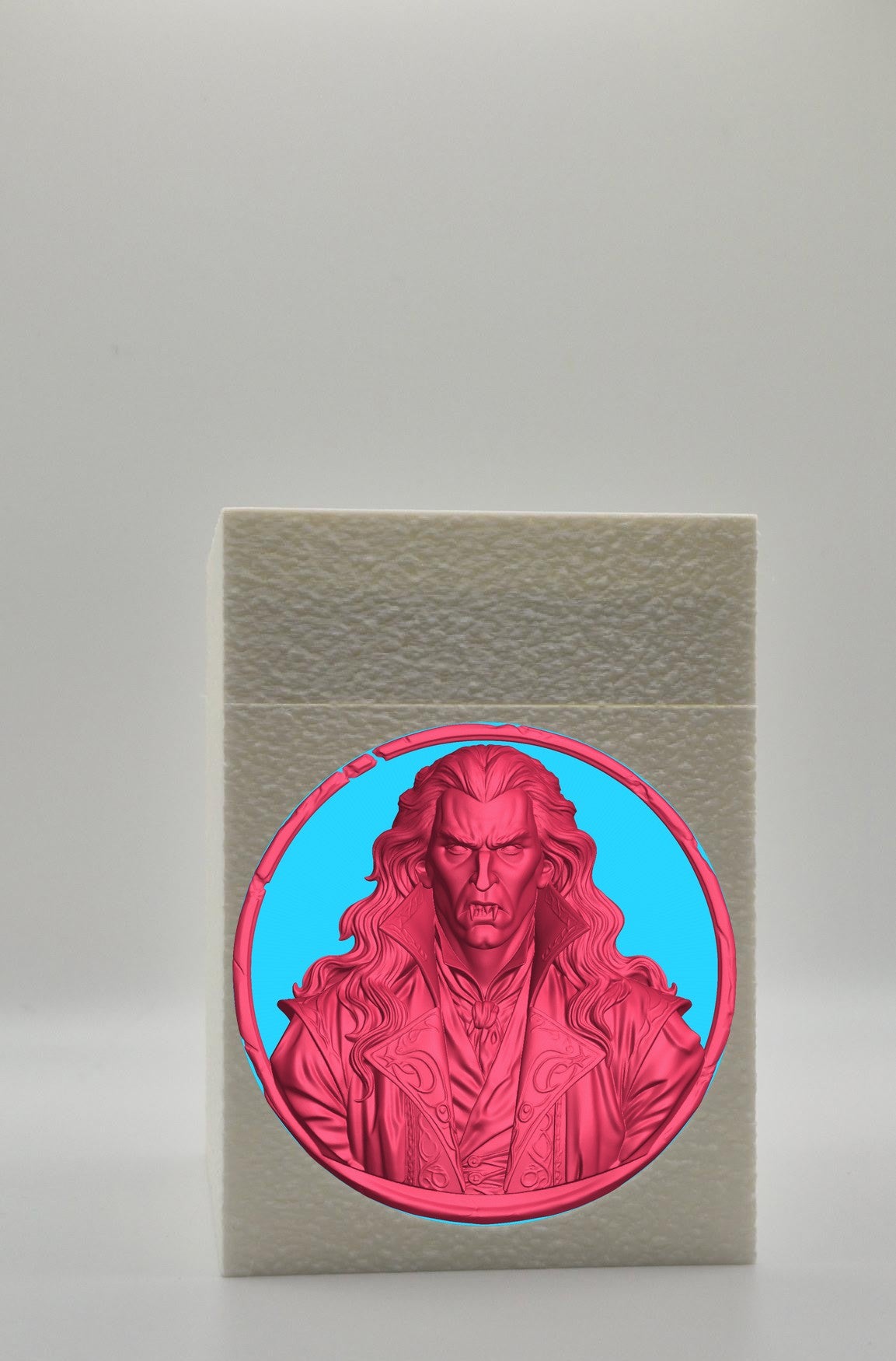 Gothic Vampire Card Box — White